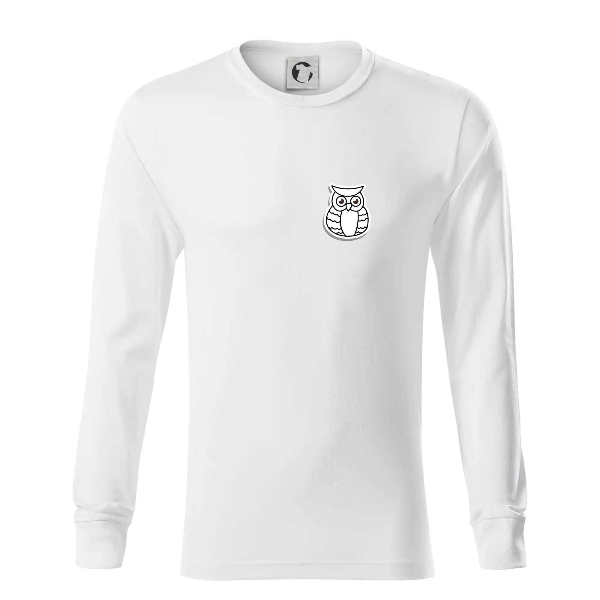 Sova kreslená na prsu