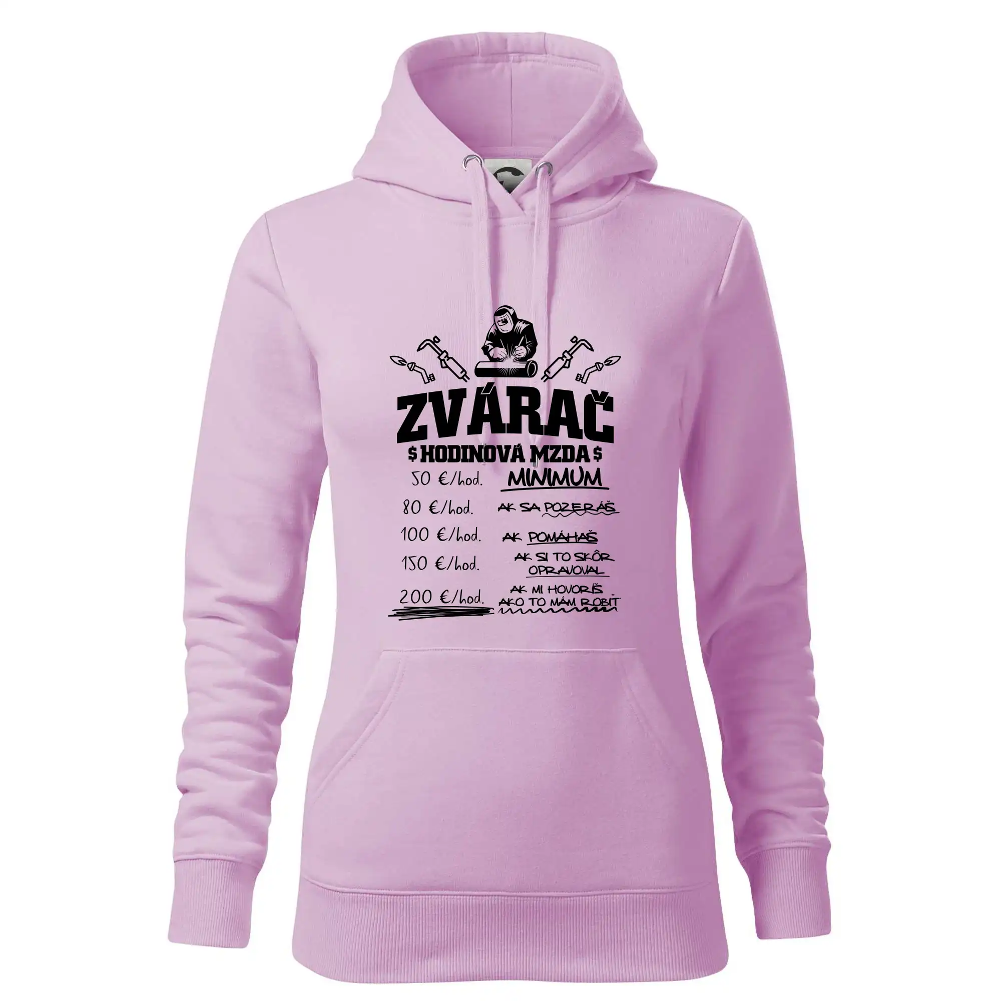 Hodinová mzda zvárač