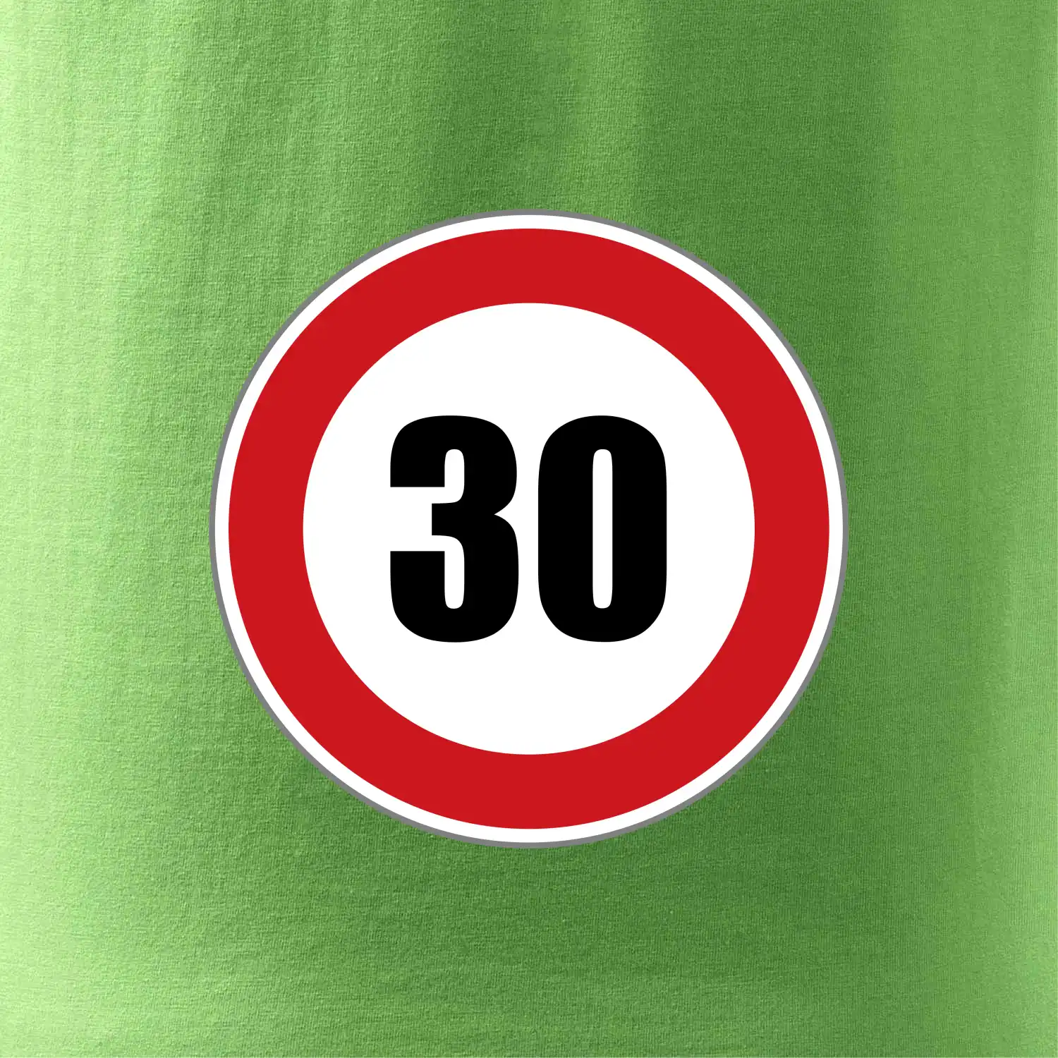 Dopravní značka - omezení rychlosti 30