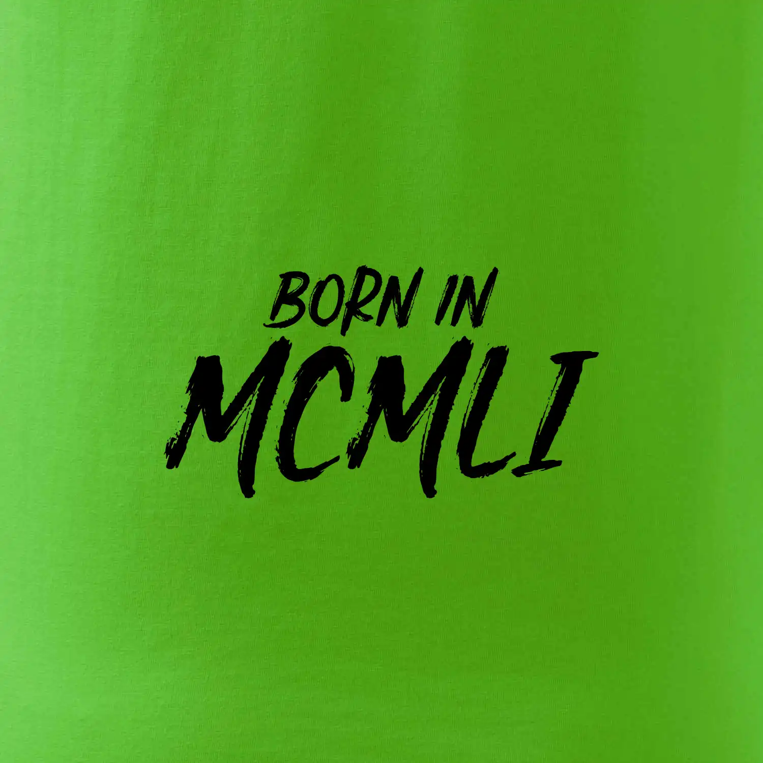 Born in - Římské číslo 1951