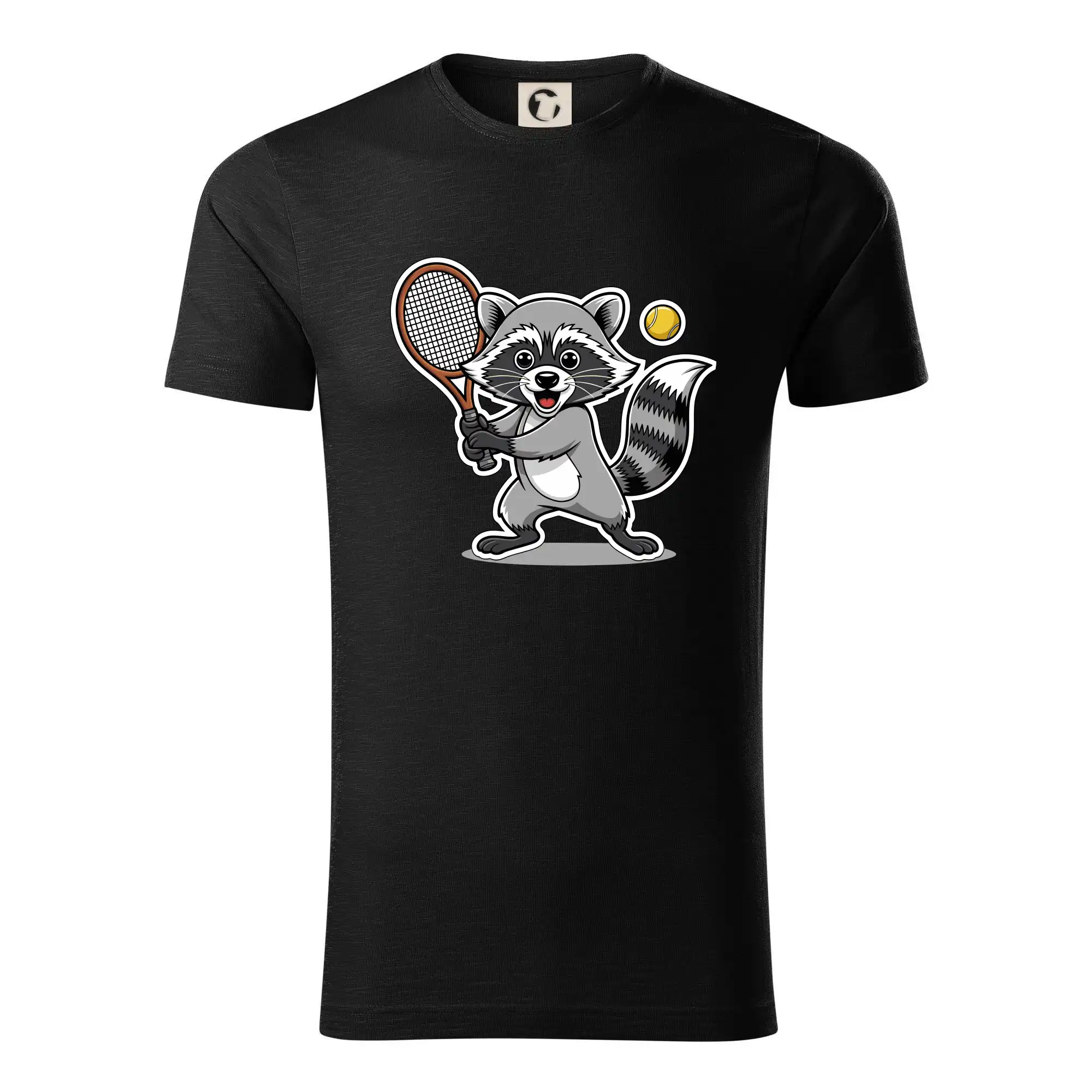 Mýval hraje tenis kreslený