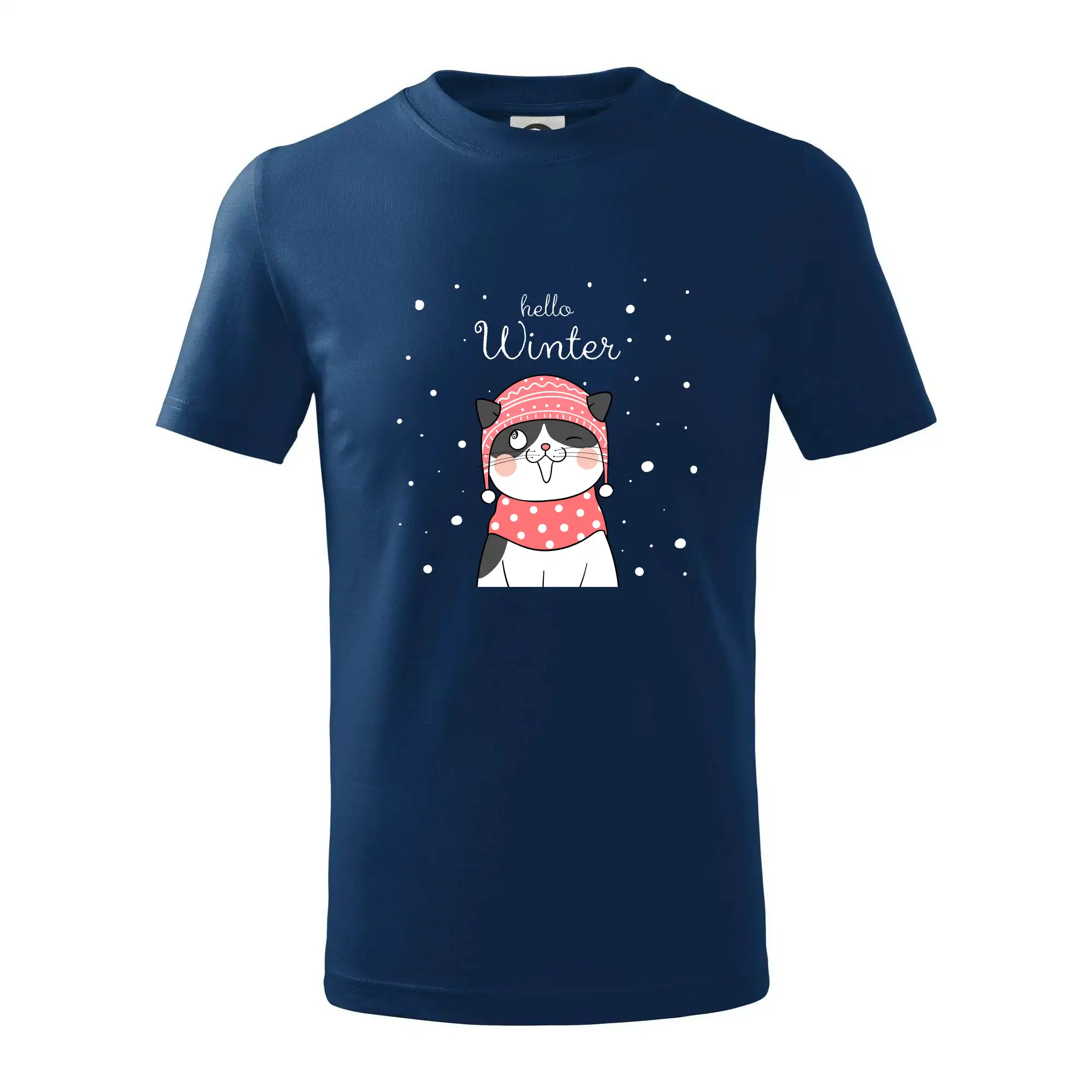 Mačka v čiapke s vystrčeným jazykom