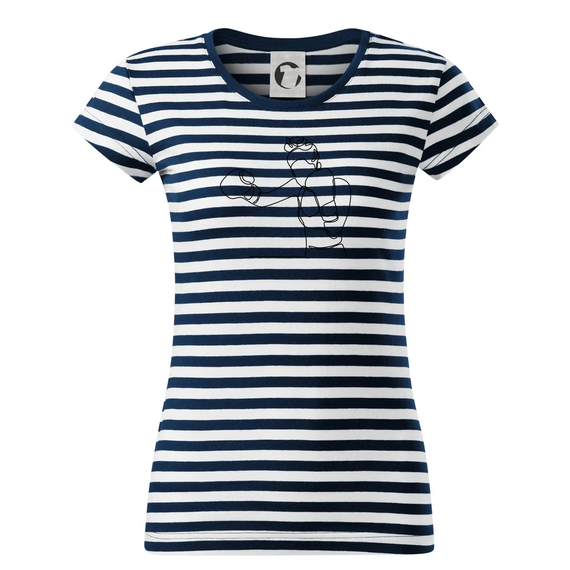 Žena boxerka jedním tahem