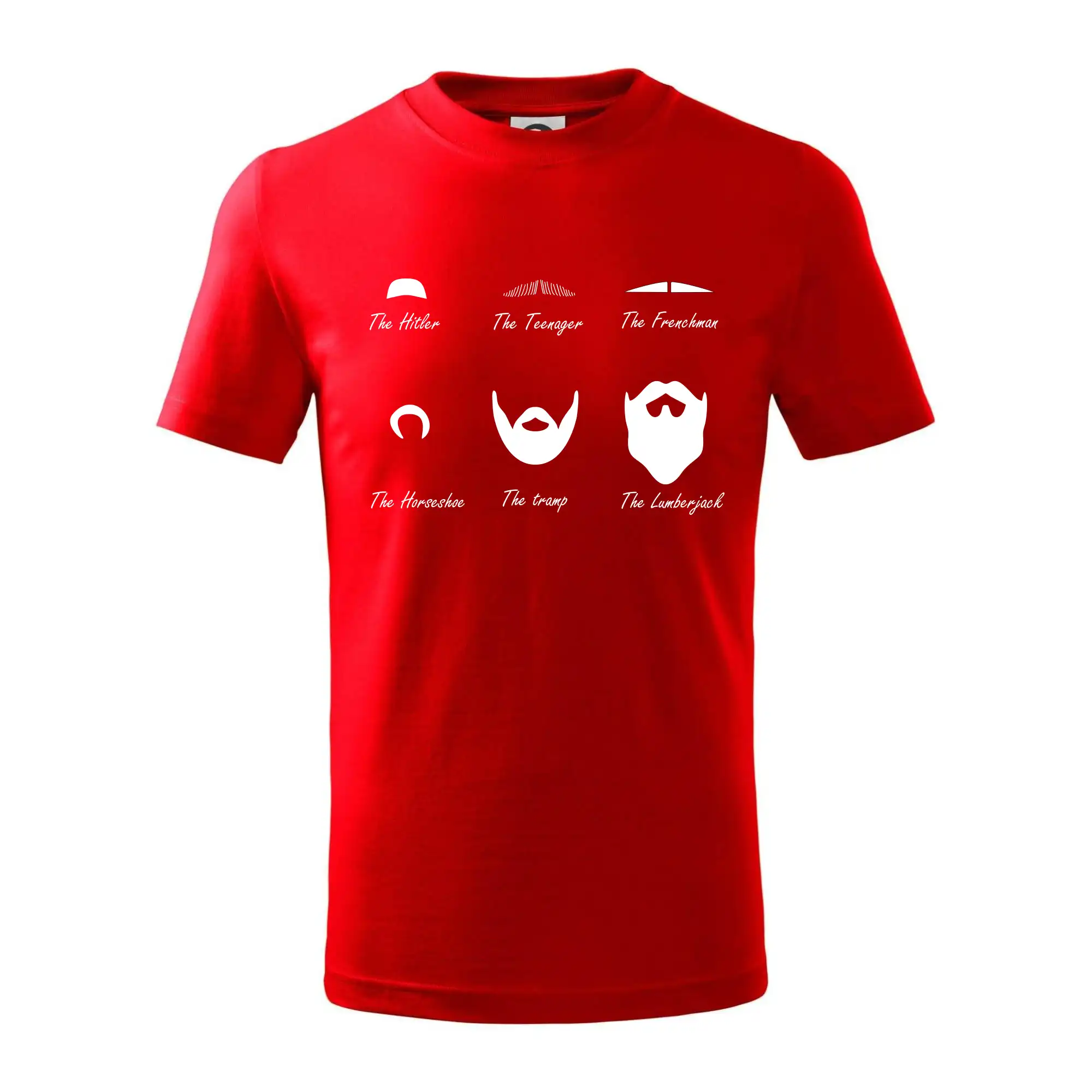 Tričká s fúzikmi - Types of men - Mustache - fúziky - Tričko detské bavlnené