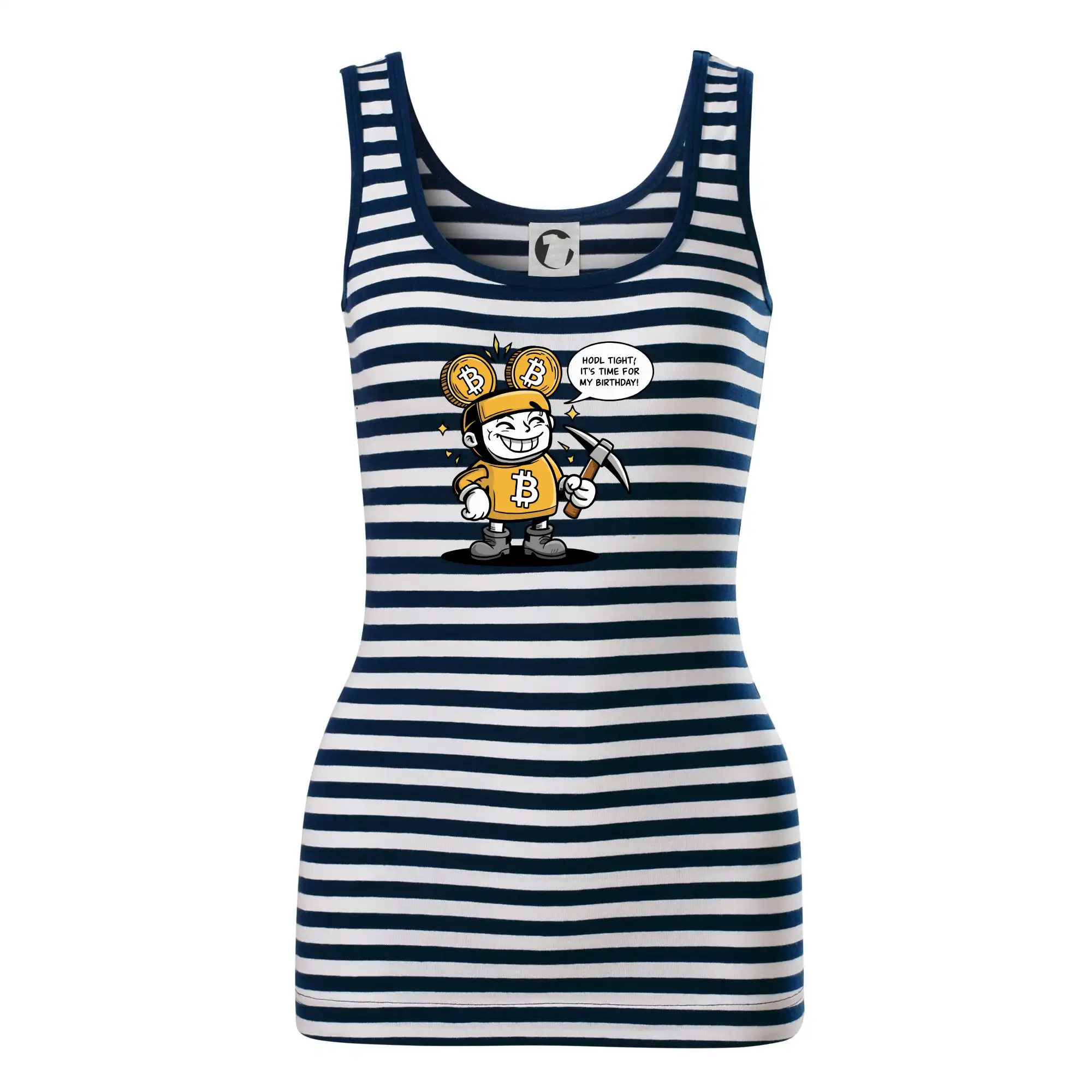 Hodl tight, it's time for my birthday! - Sailor tielko na vodu