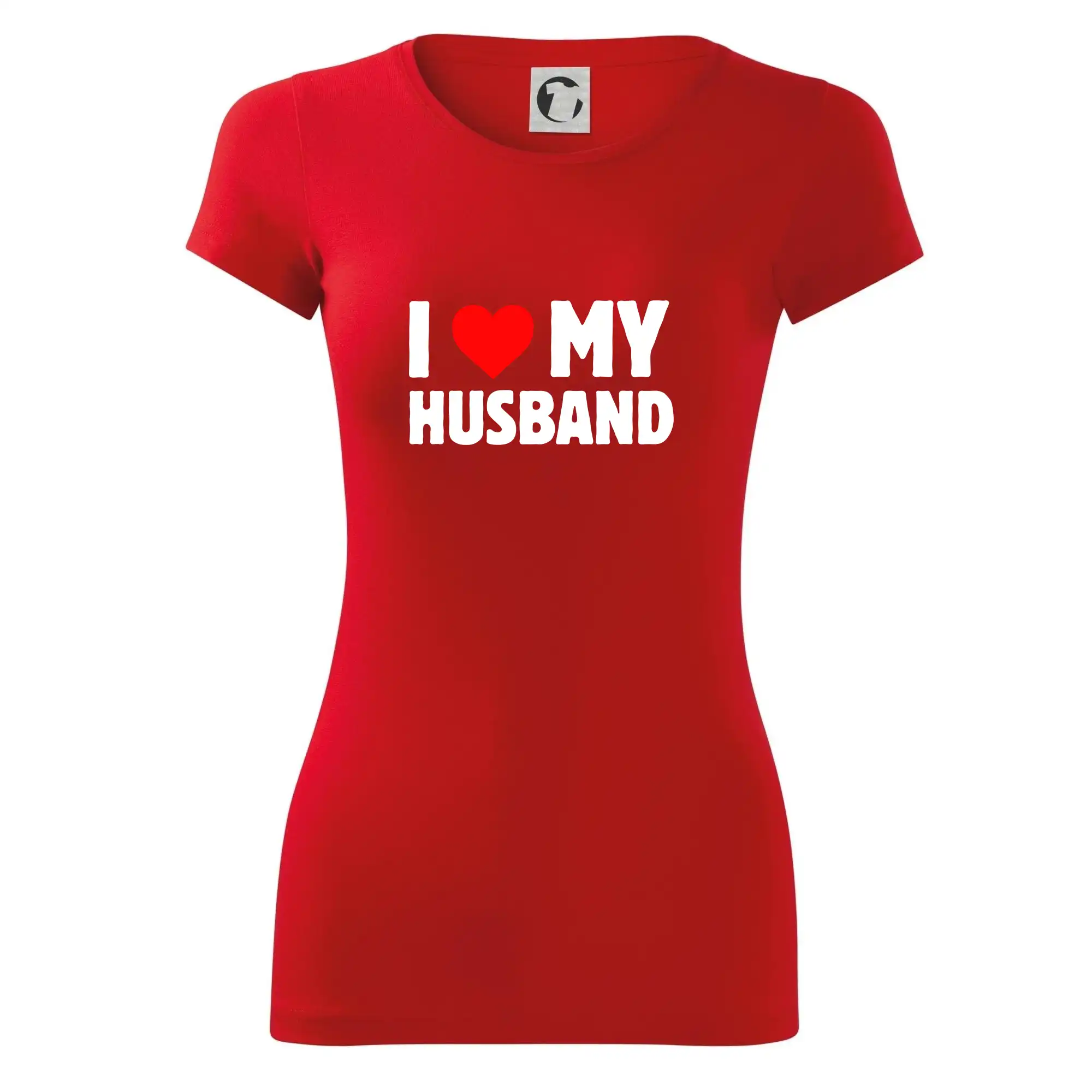 Tričká pre zamilovaných - I love my husband - Dámske tričko Glance - Priliehavejší strih