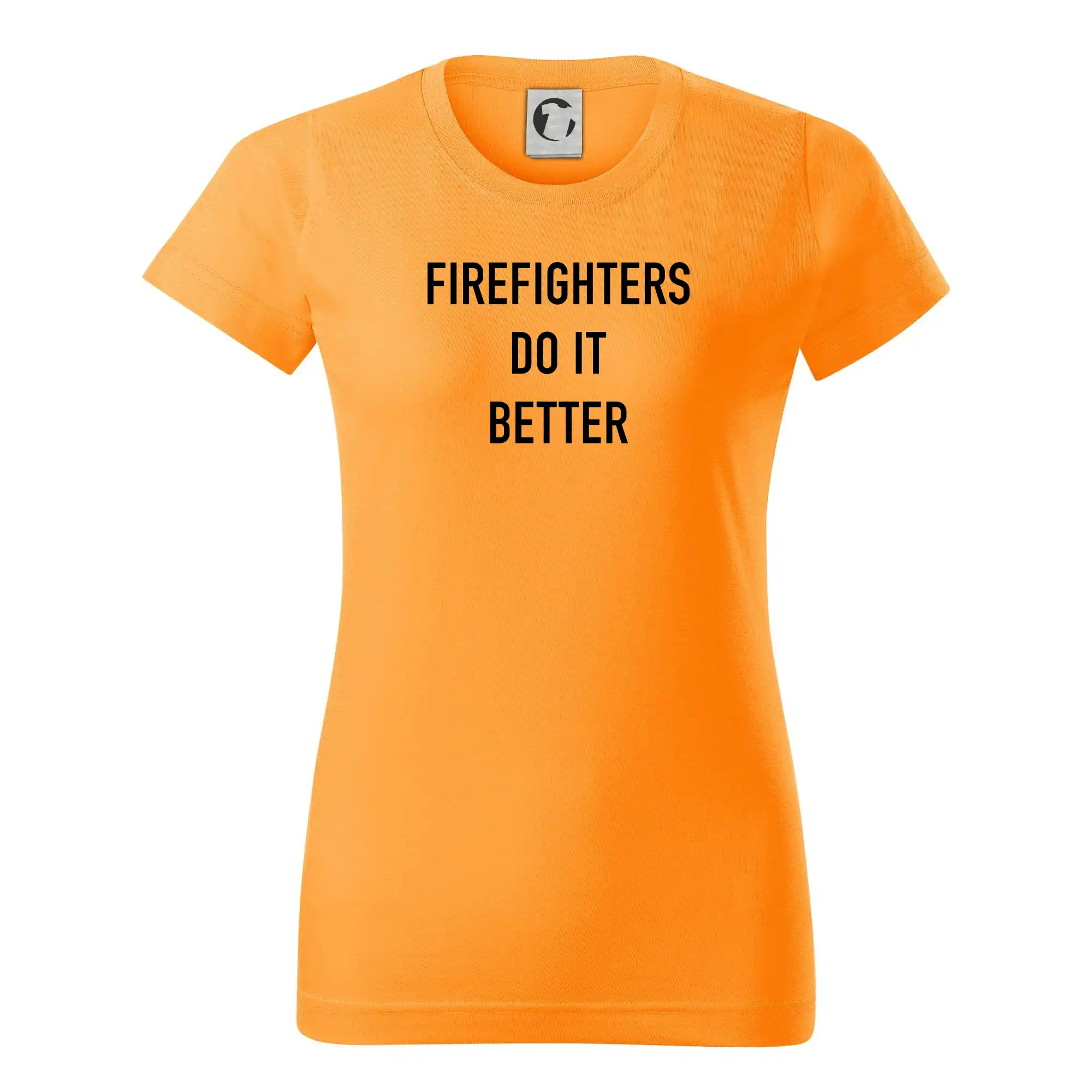 Originálne tričká pre hasičov - Firefighters Do It Better - Dámske tričko basic - ľahko voľnejšie a dlhšie