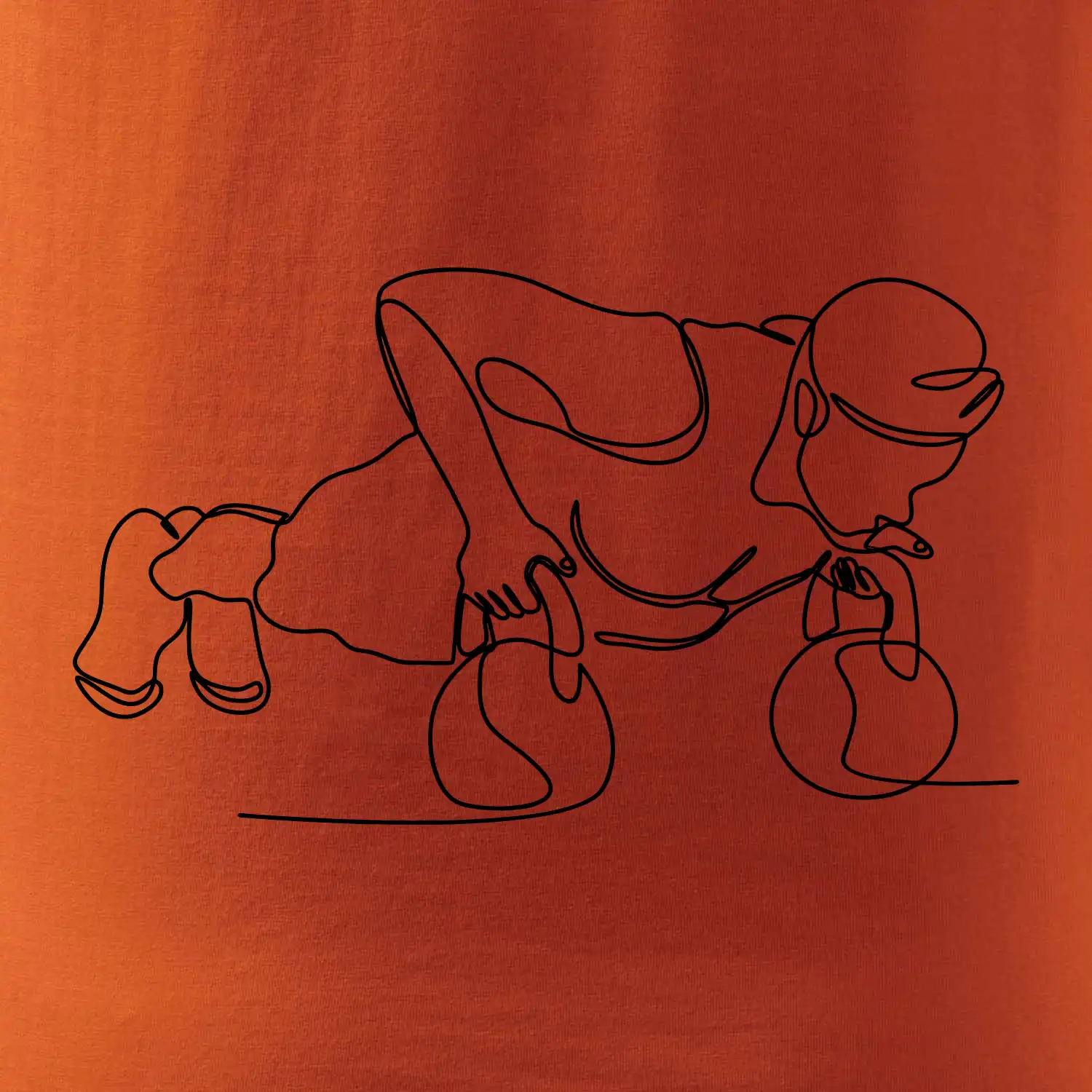 Kitebell posilování jedním tahem