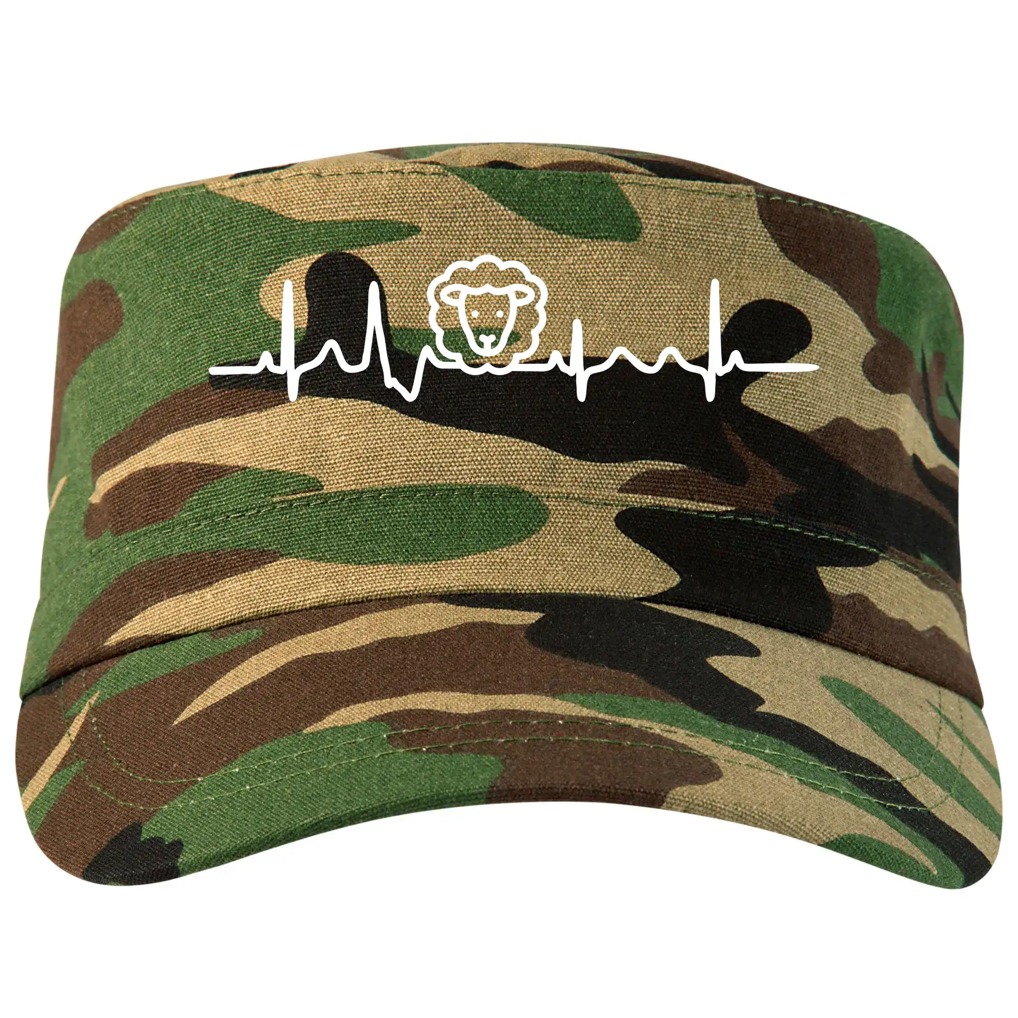 Tričká so zvieratami - Ekg ovce - Šiltovka CAMO