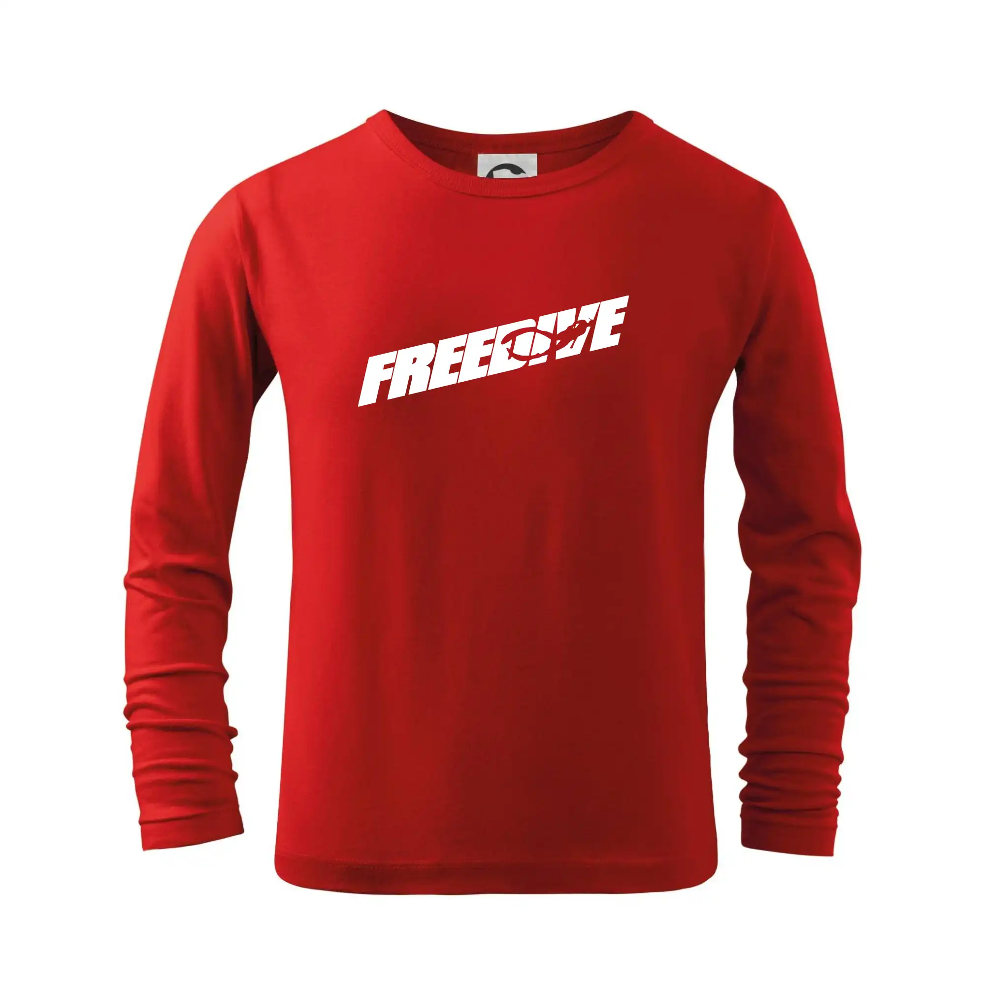 Freedive - nápis s potápěčem