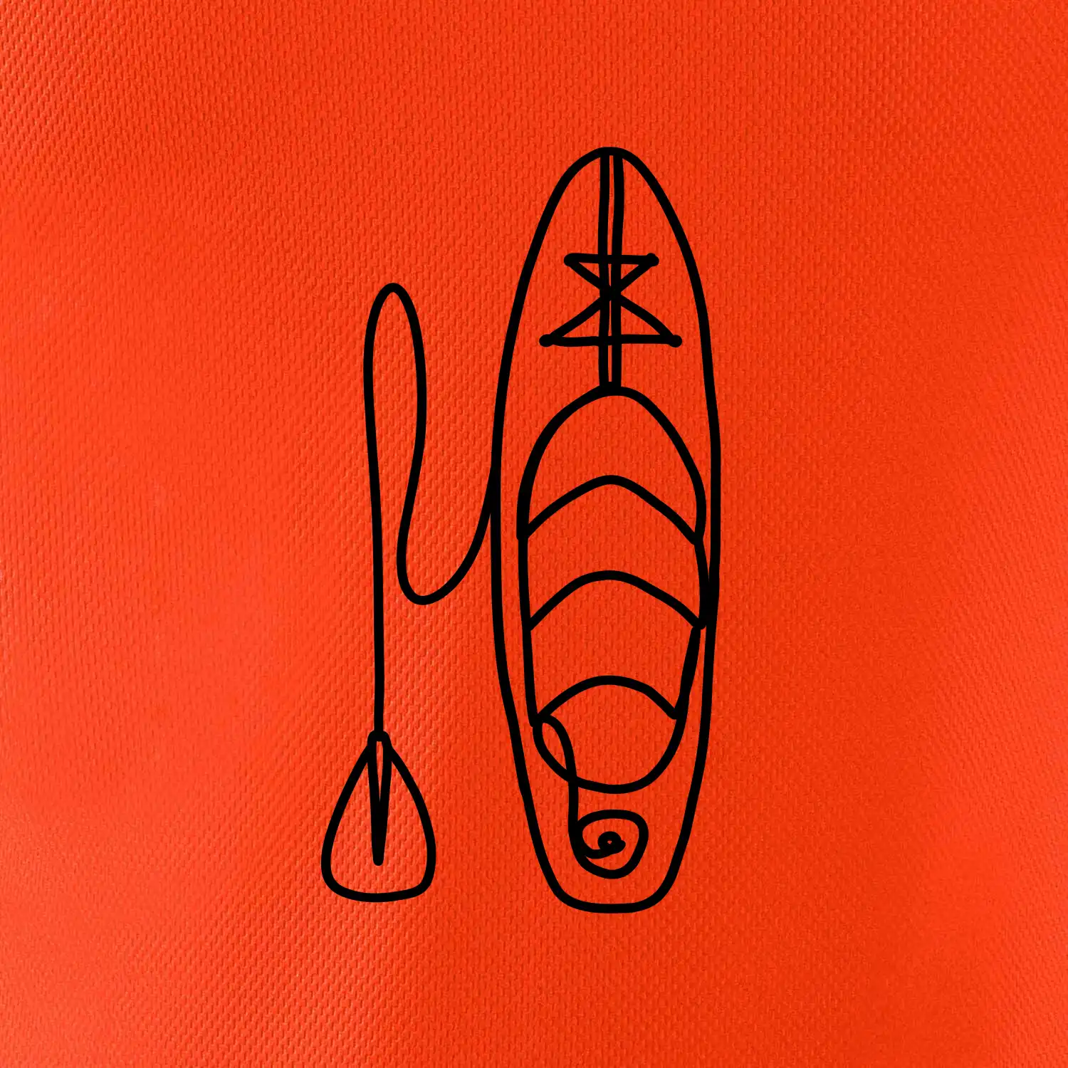 Paddleboard jedním tahem