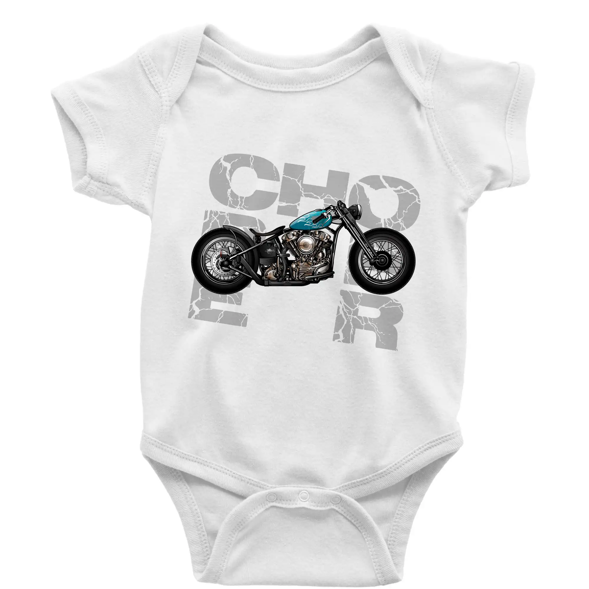 Chopper triko - Chopper 001 - Body dojčenské s krátkym rukávom