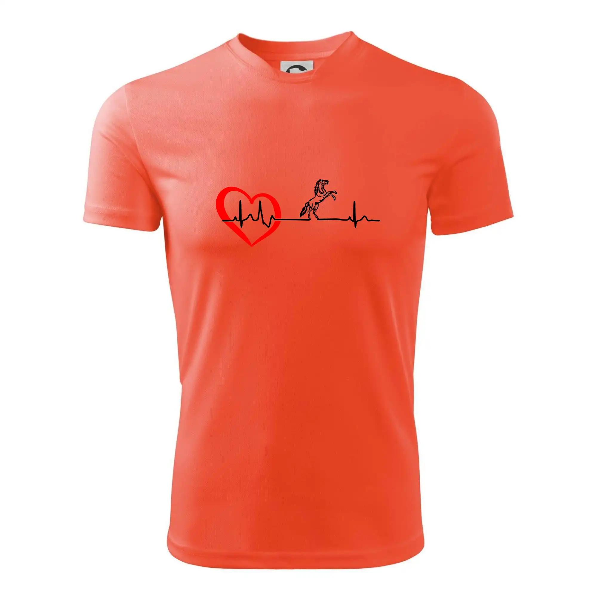 Tričká s koňmi - Moje srdce bije pre kone - Pánske tričko Fantasy športové