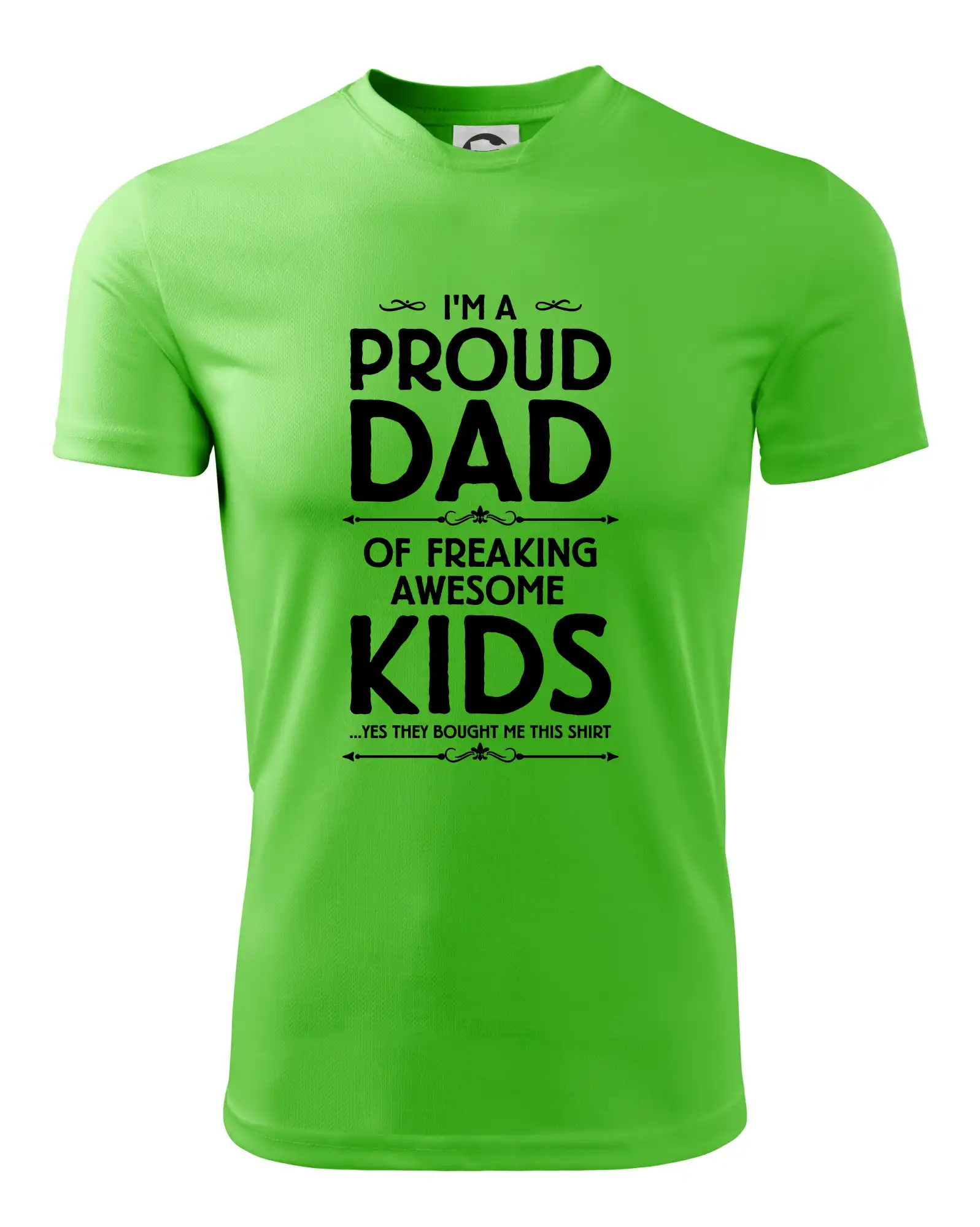 Najlepší darček pre otecka ku dňu otcov - Proud DAD - KIDS - Pánske tričko Fantasy športové