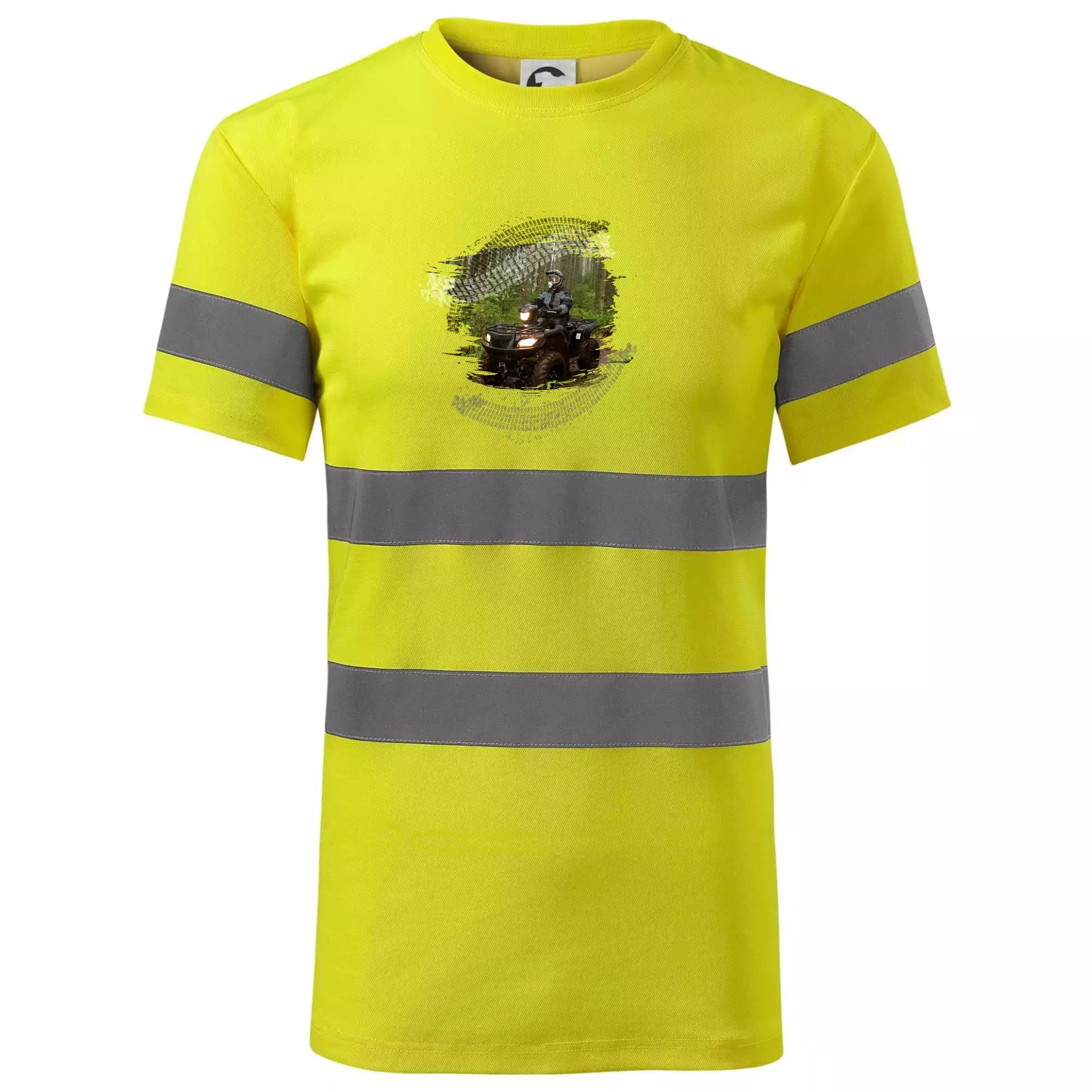 ATV čtyřkolka v lese