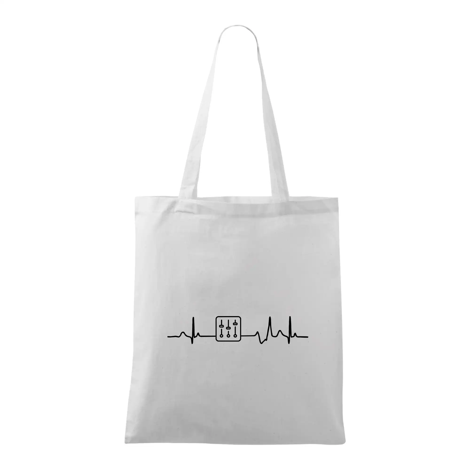 Ekg zvukár - mixpult - Taška bavlnená
