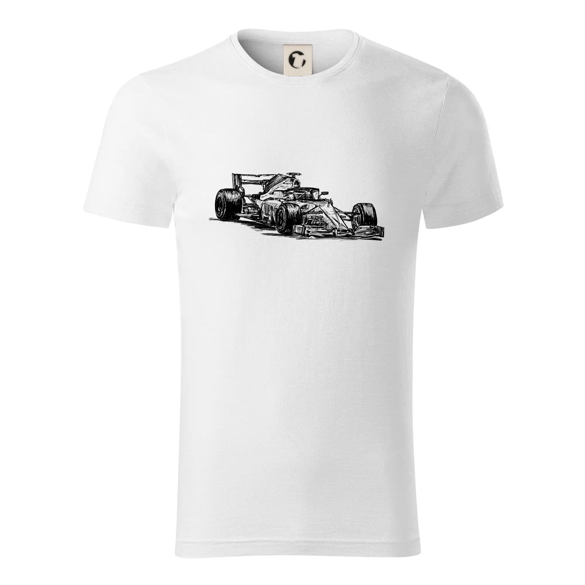 Auto tričká - Formula v závode - Tričko z organickej bavlny