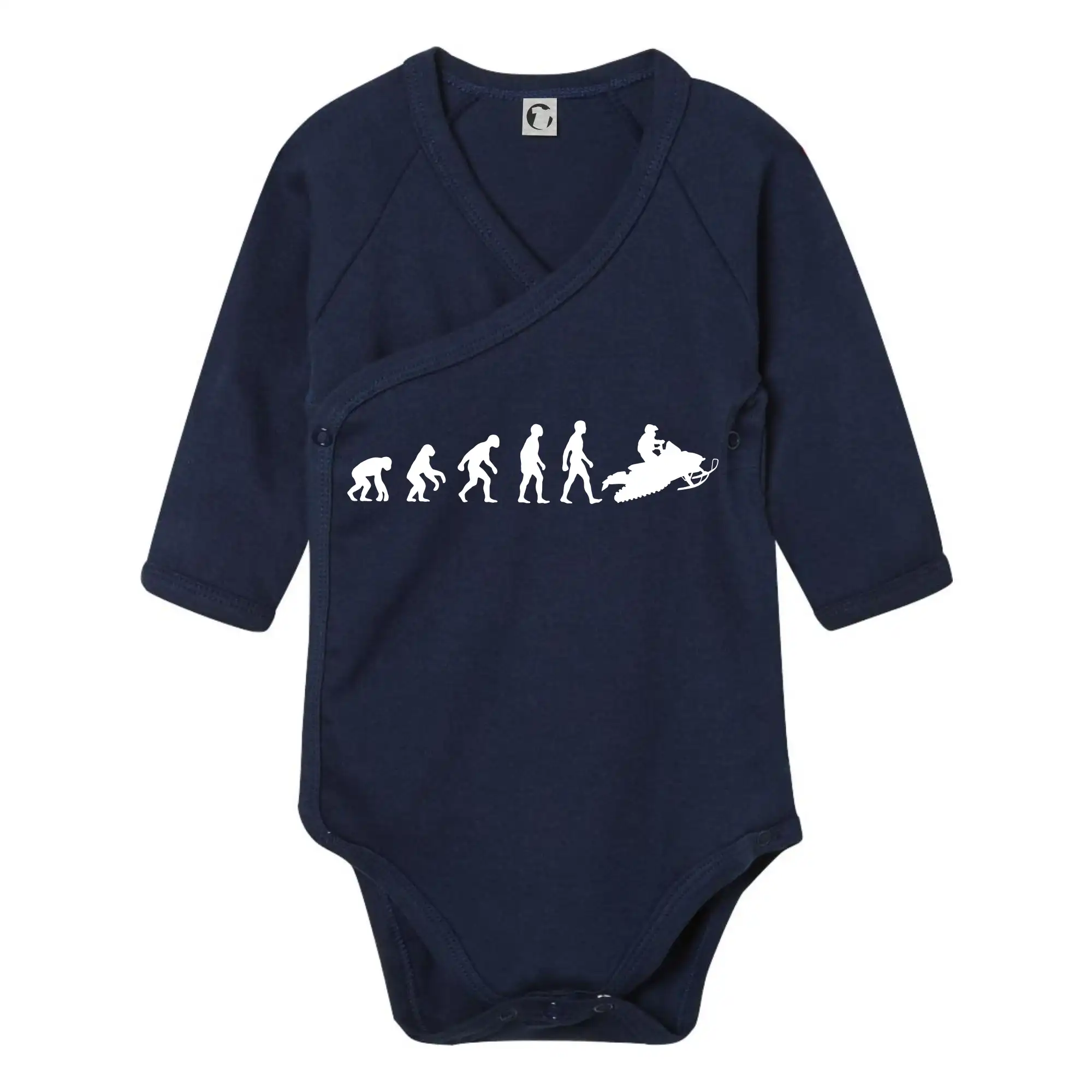 Lyže a Snowboard - Evolúcia skúter - Body zavinovacie s dlhým rukávom