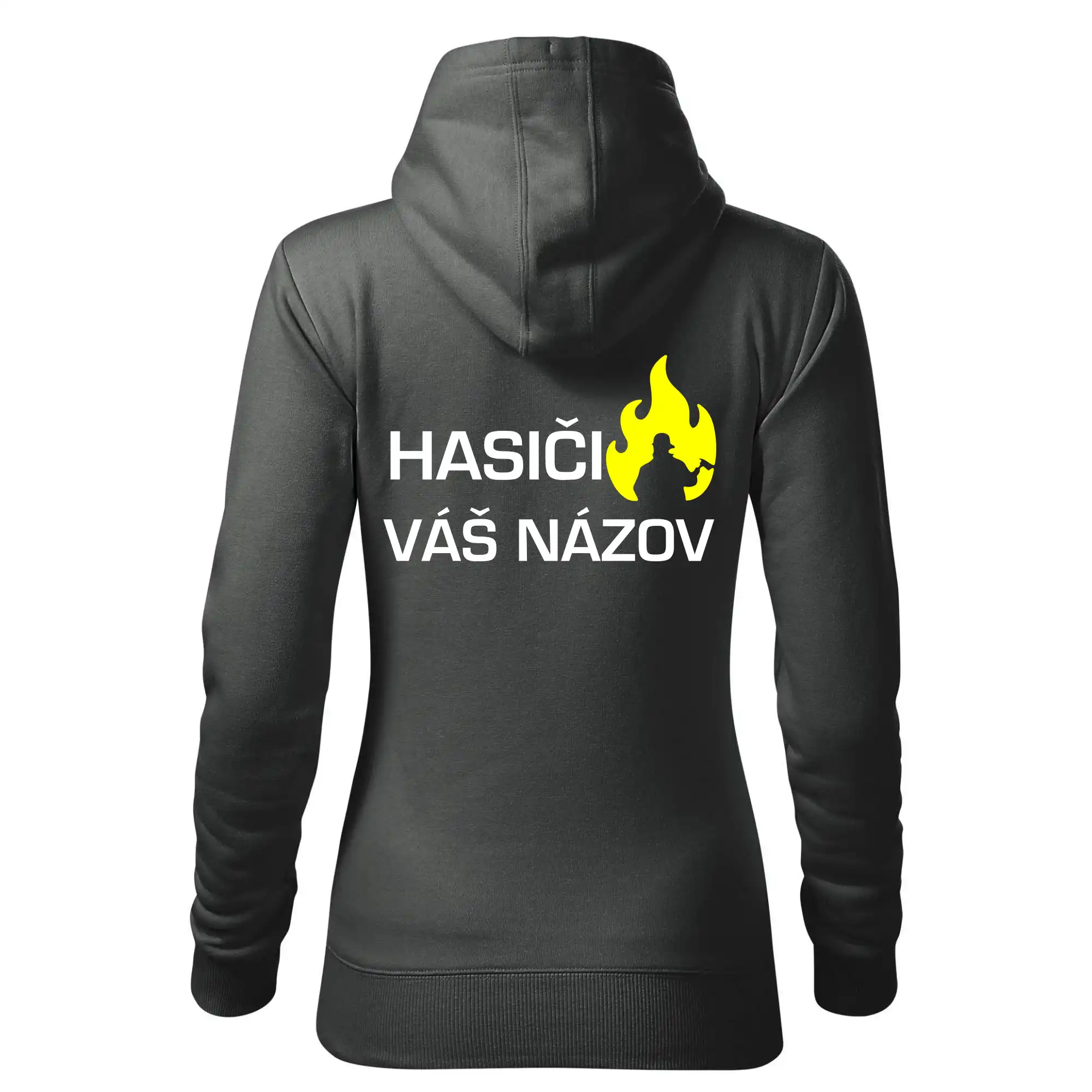 Hasiči - Váš názov - FLUO + Reflexná potlač
