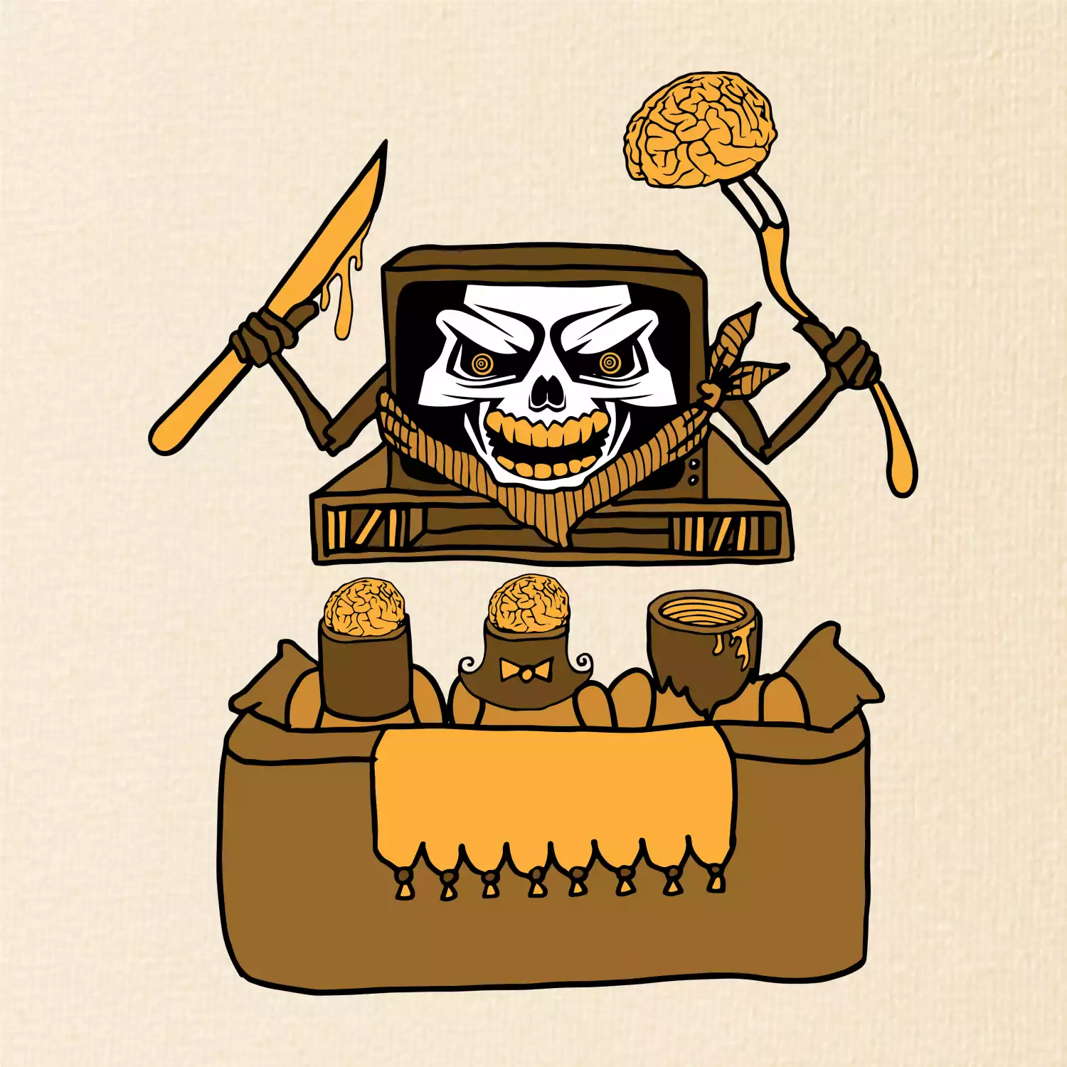 Mozkožrút - televízia (Pecka design) Mozkožrút - televízia (Pecka design)