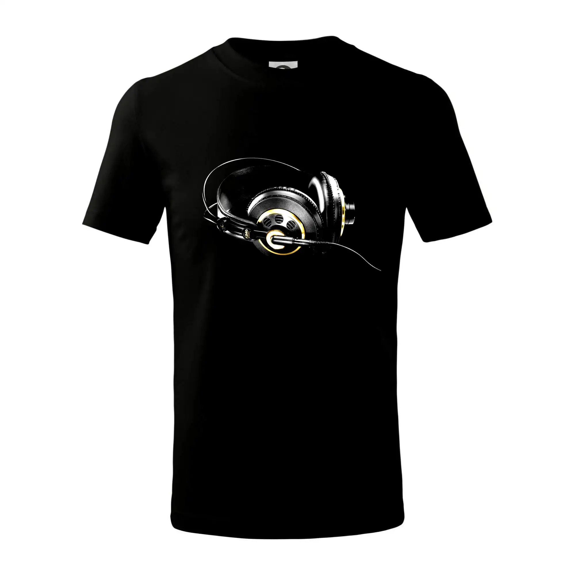 DJ sluchátka zlatá