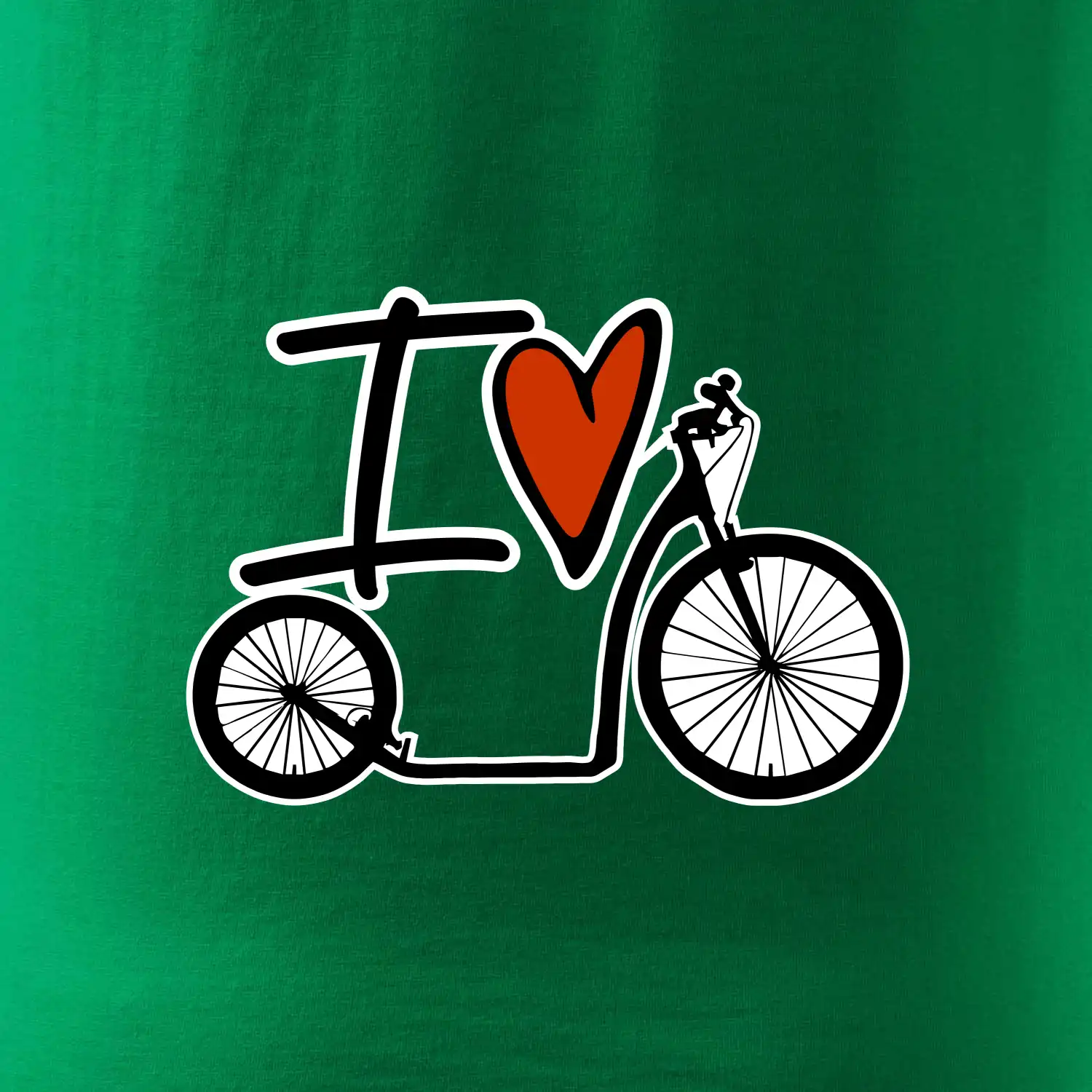 I love koloběžka velké a malé kolo