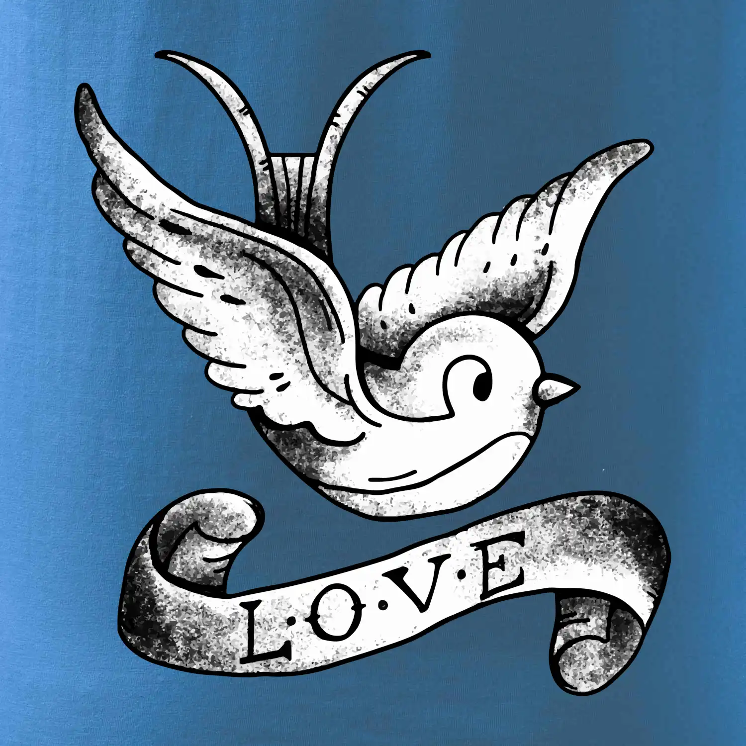 Love holubice - kreslená