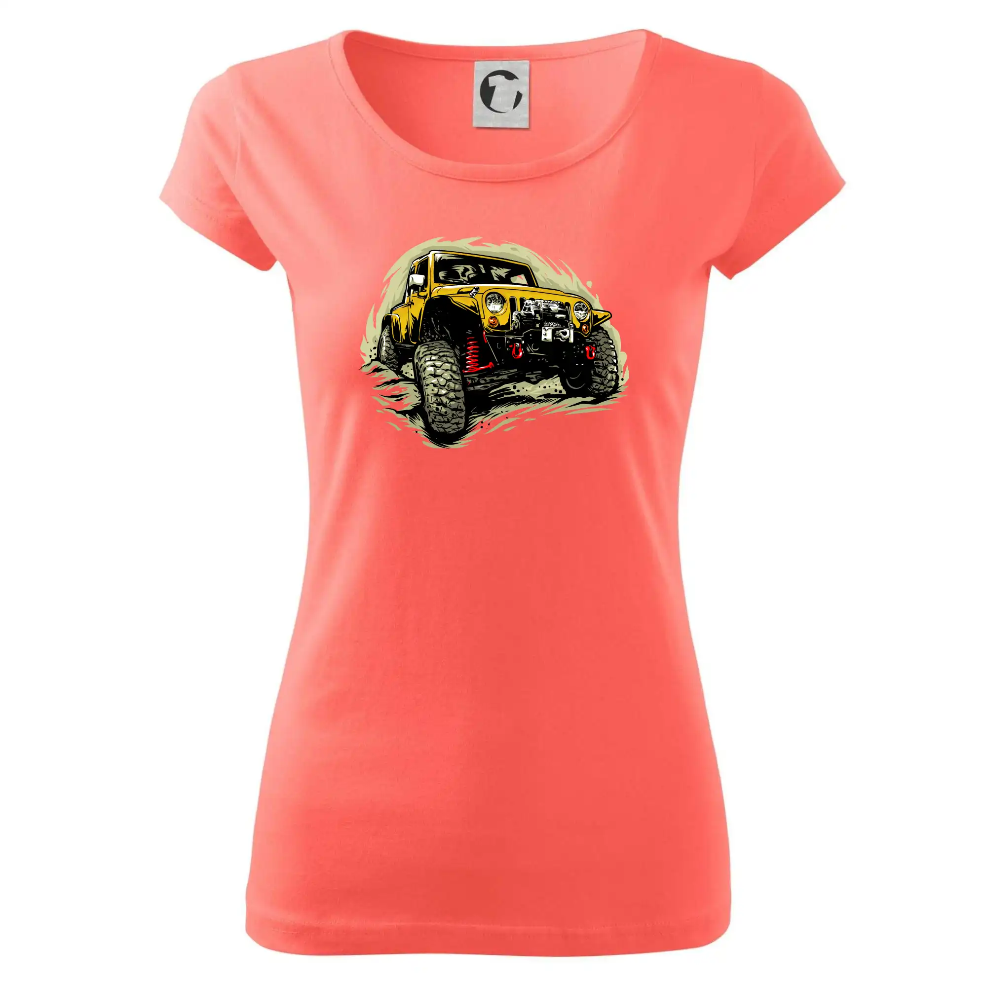 Žlutý offroad s navijákem