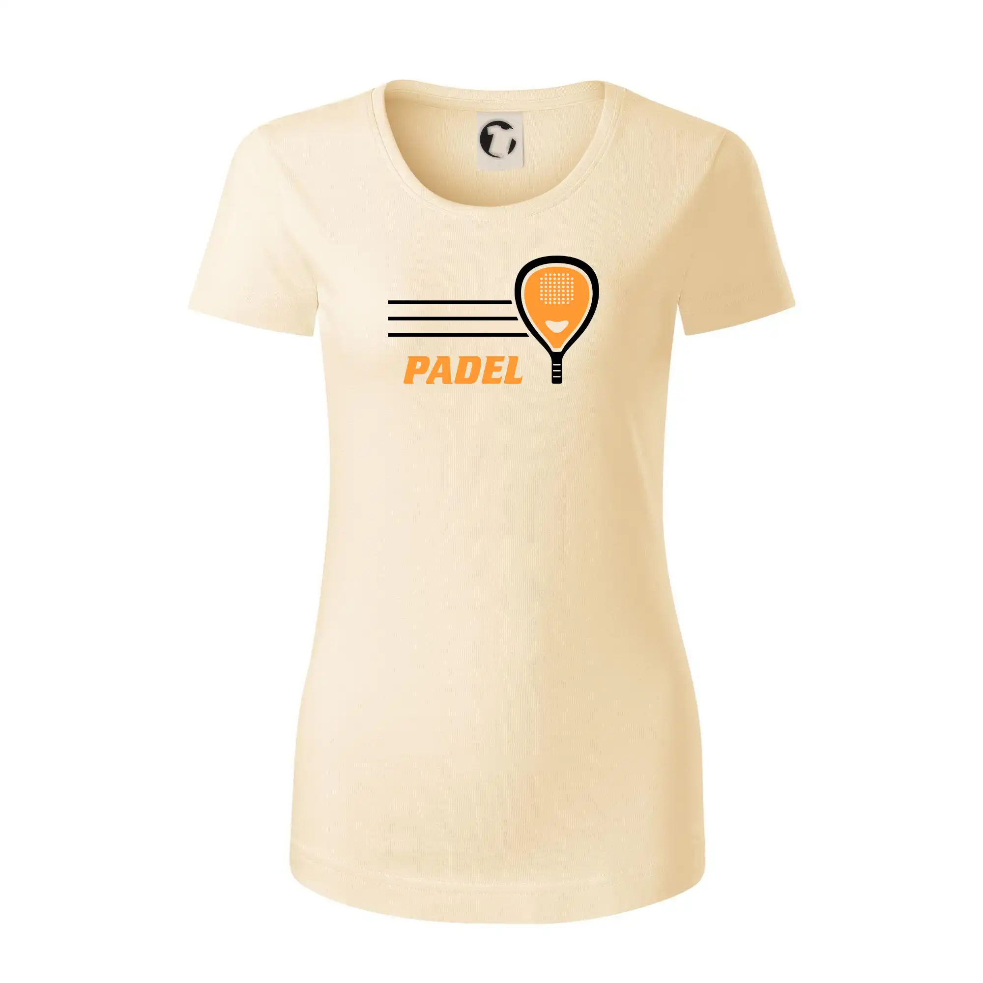 Padel - oranžová raketa