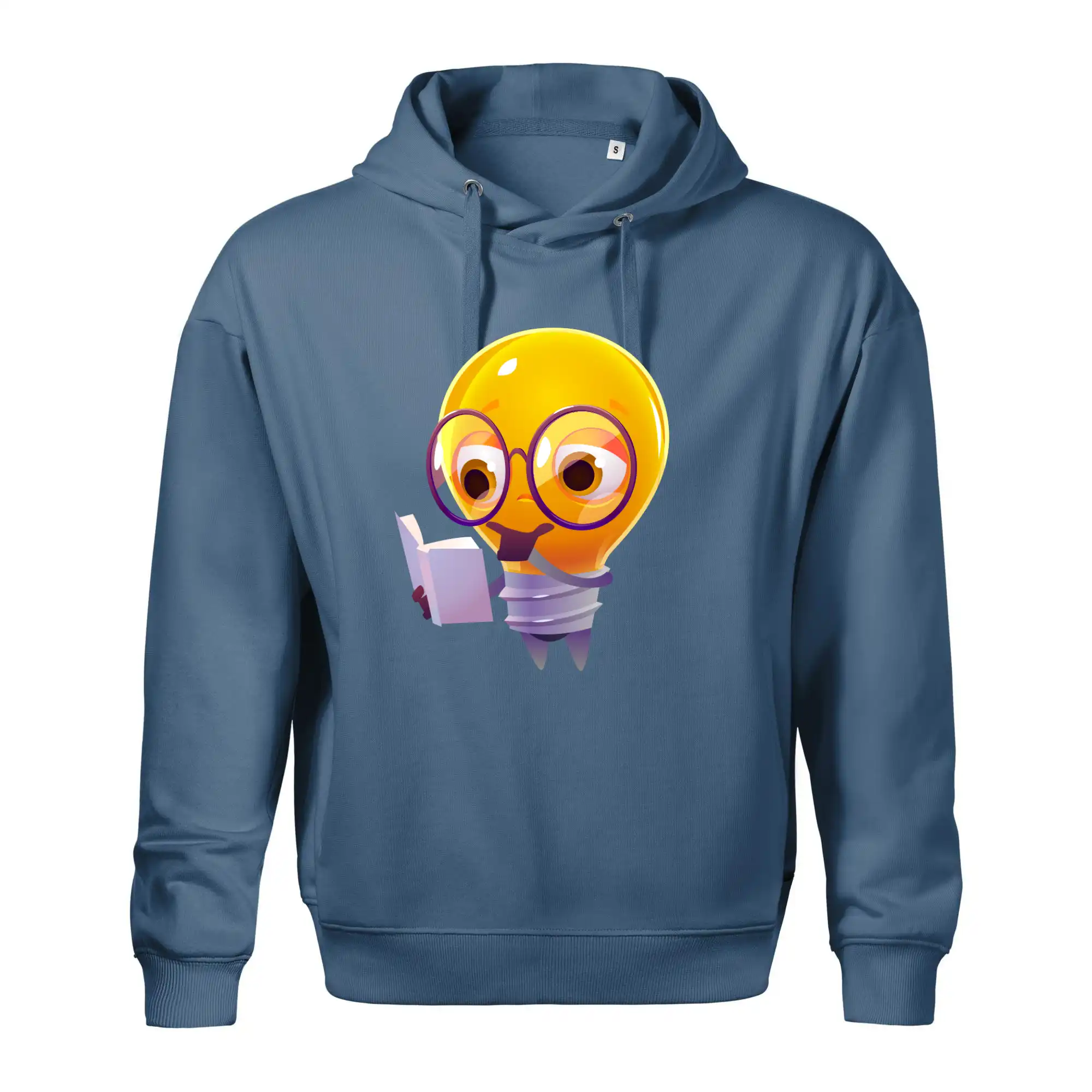 Žárovka přemýšlí nad knihou