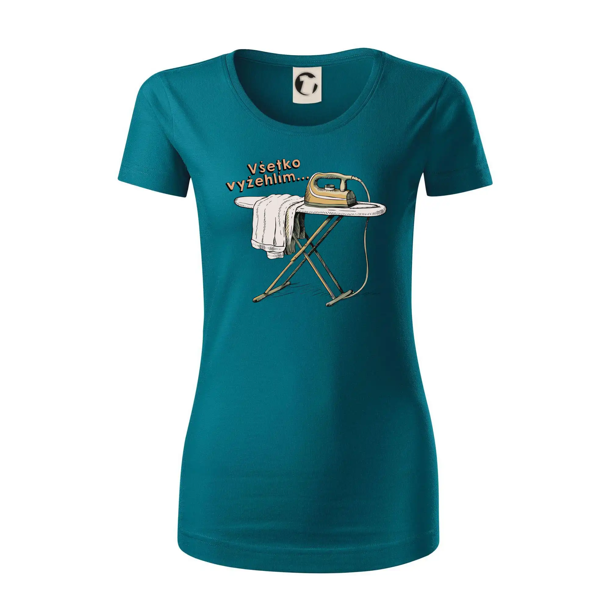 Tričká na párty - Všetko vyžehlím - Dámske tričko z organickej bavlny Origin (GOTS)