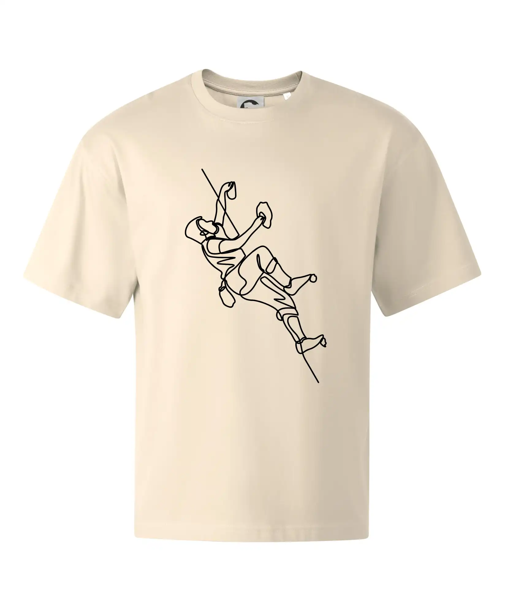 Lezecká stěna jedním tahem