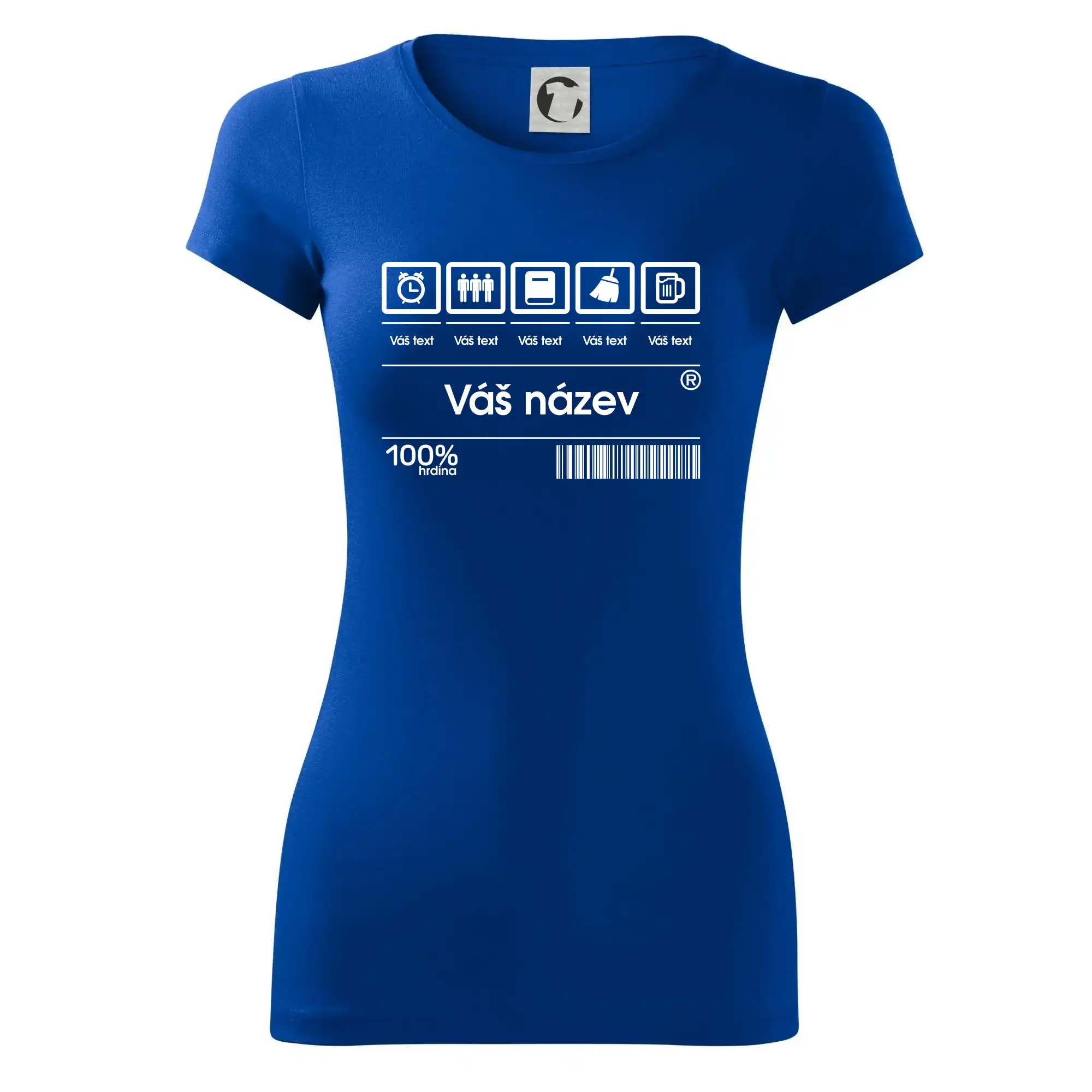Čárový kód - Vlastní text