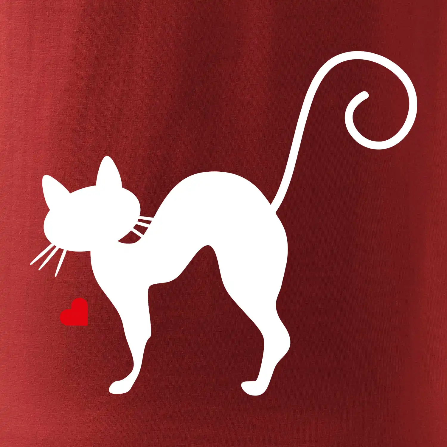 Zamilovaná kočka prohnutá