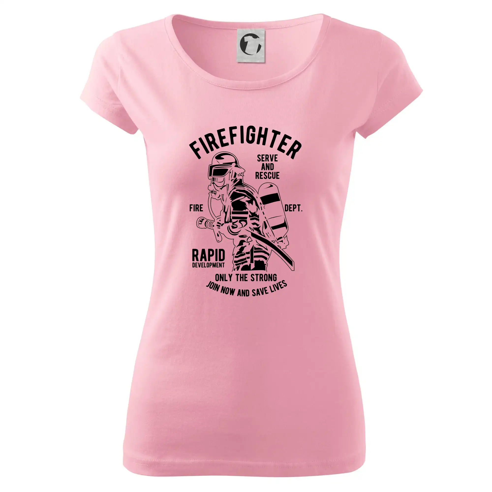Originálne tričká pre hasičov - Firefighter Dept - Dámske tričko Pure