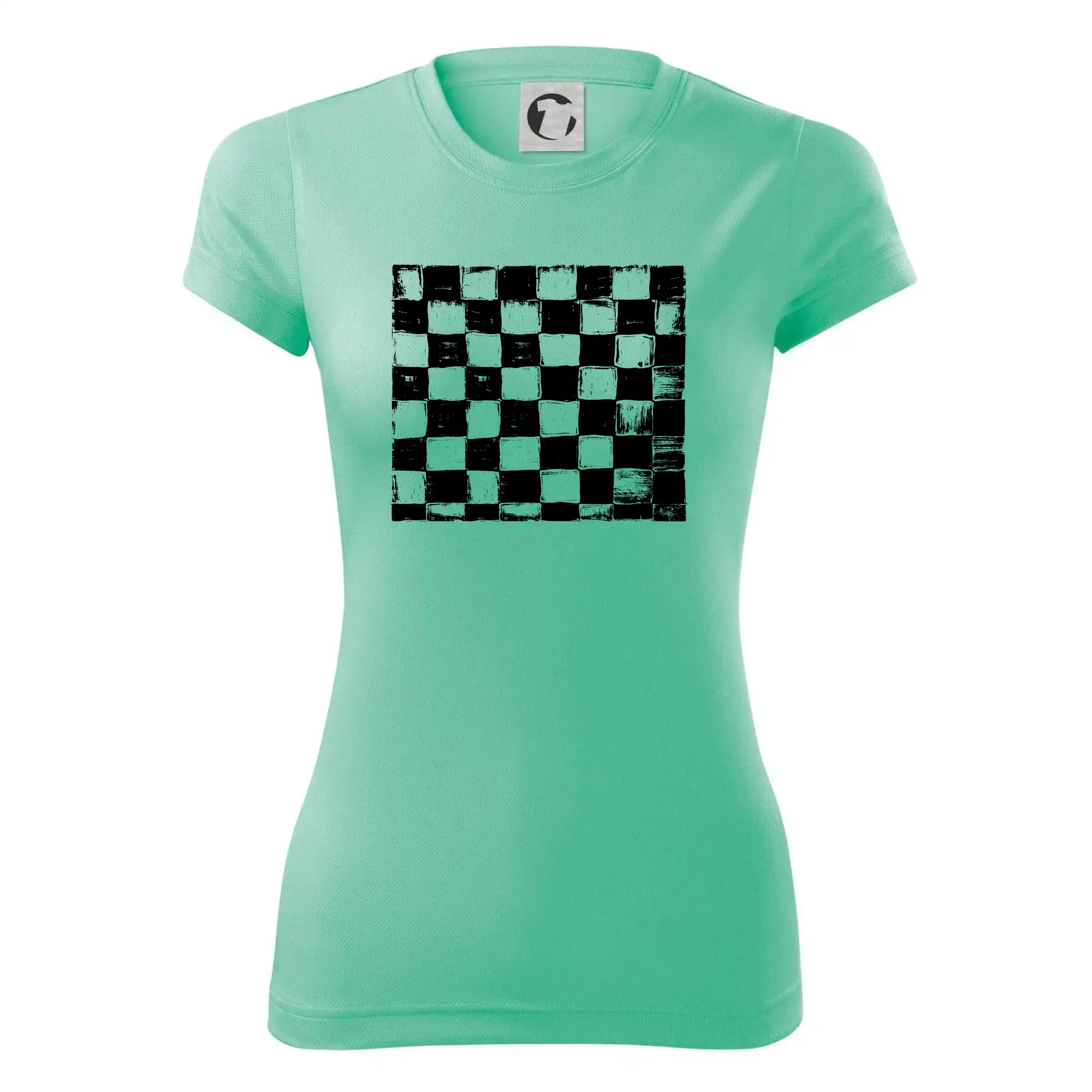 Šachovnice černá kreslená