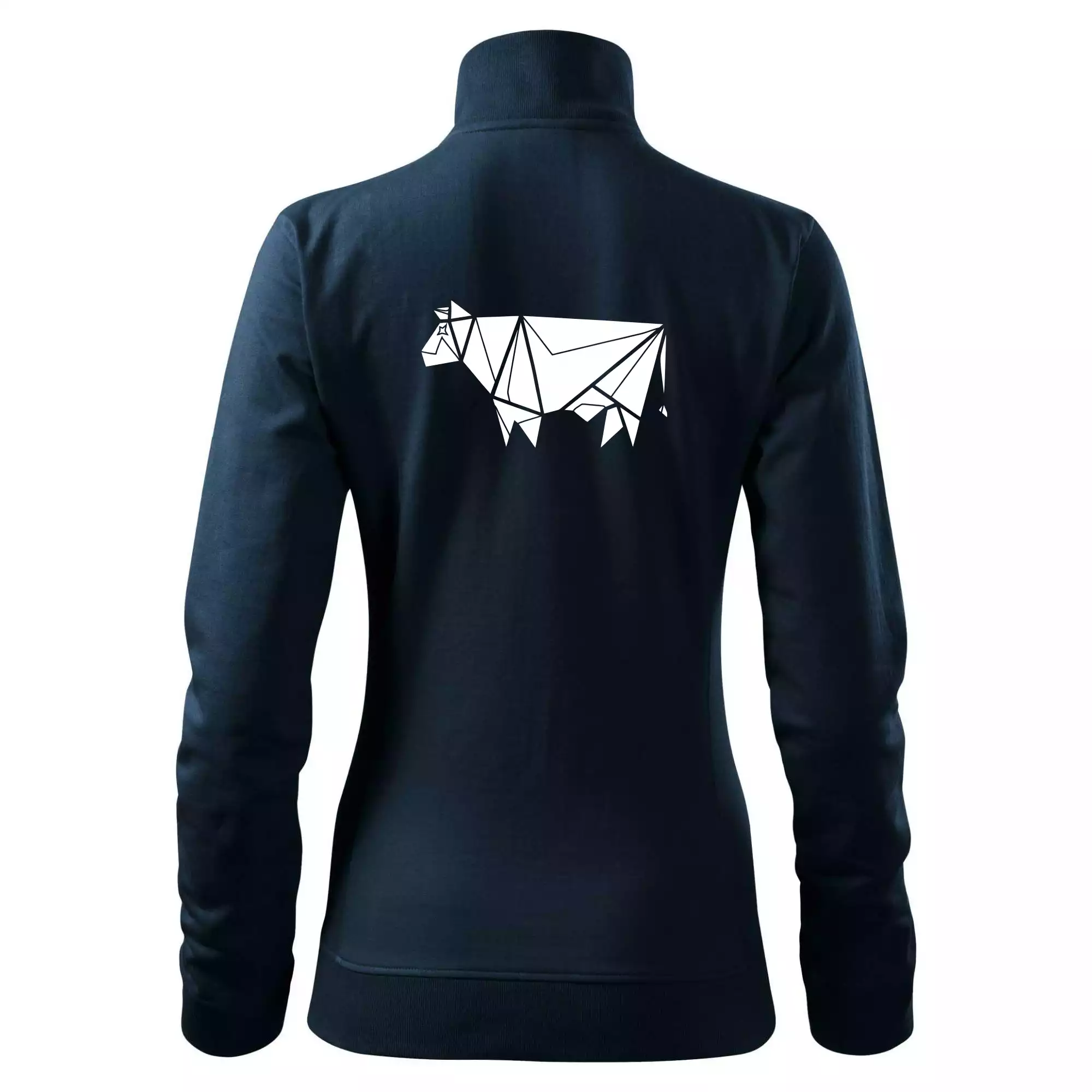 Origami kráva z boku