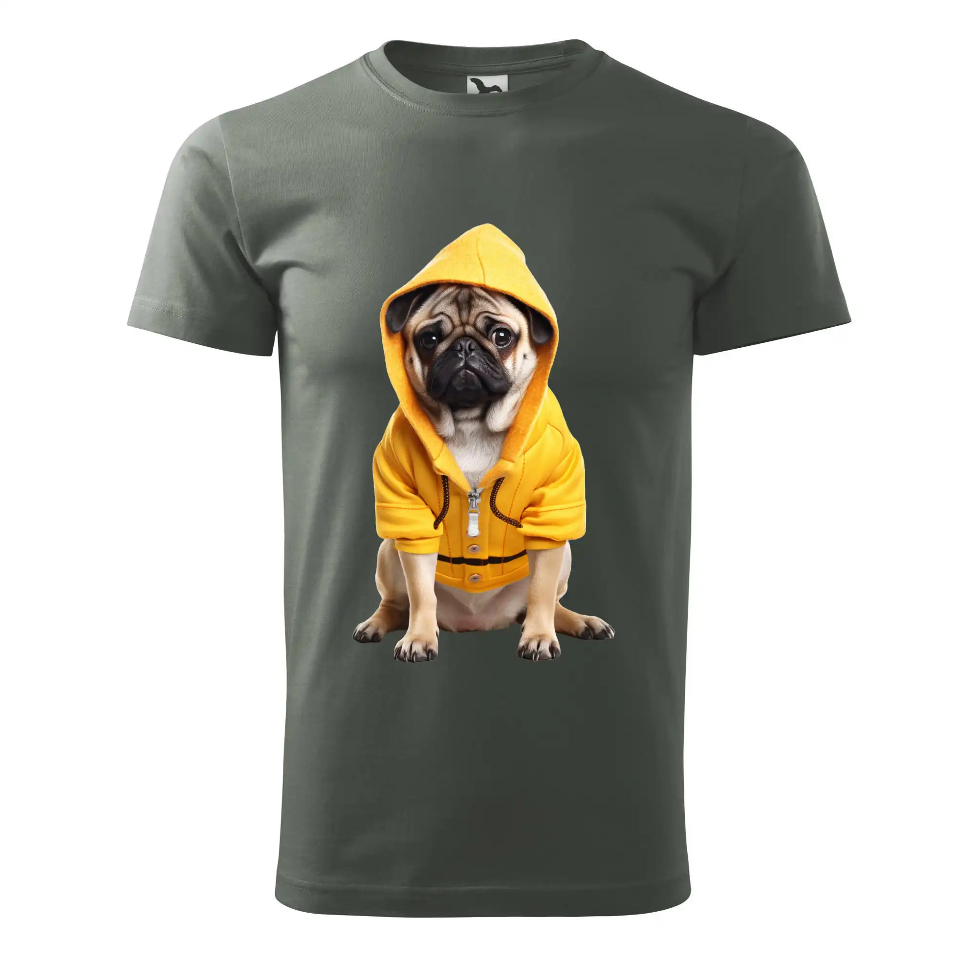 Mops v mikině