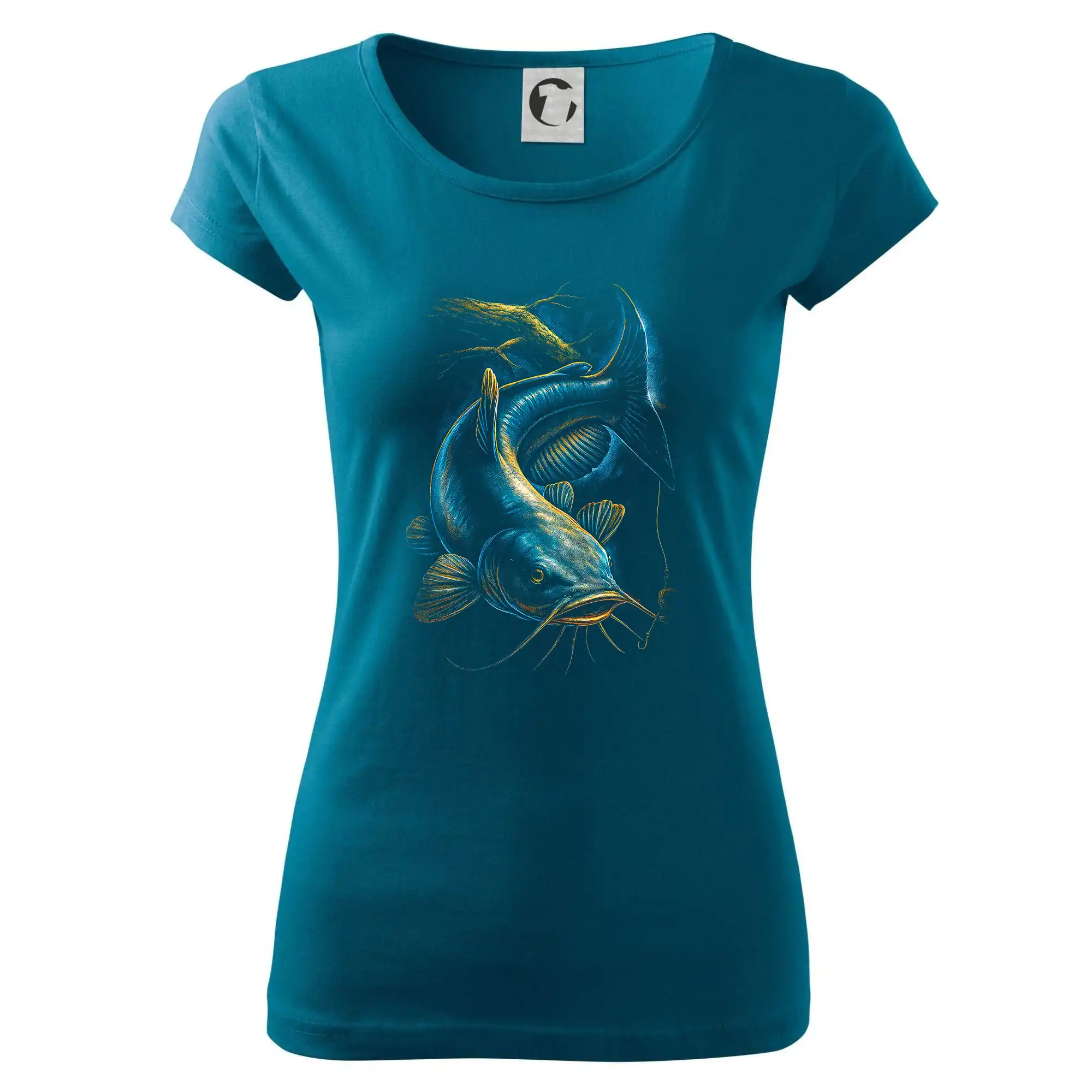 Obrázek sumec a kus stromu