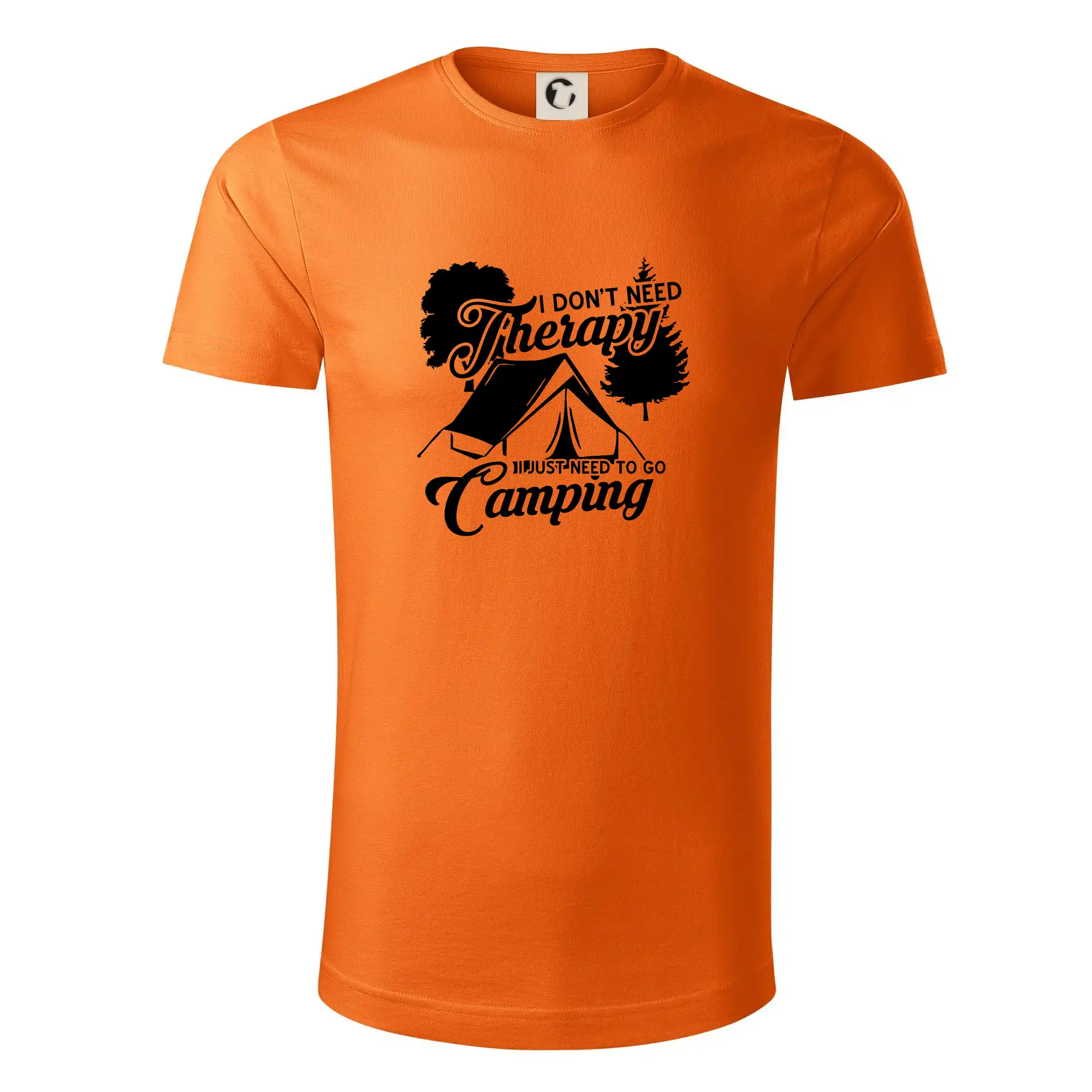 Trička na kempovanie - I don't need therapy camping - Tričko z organickej bavlny