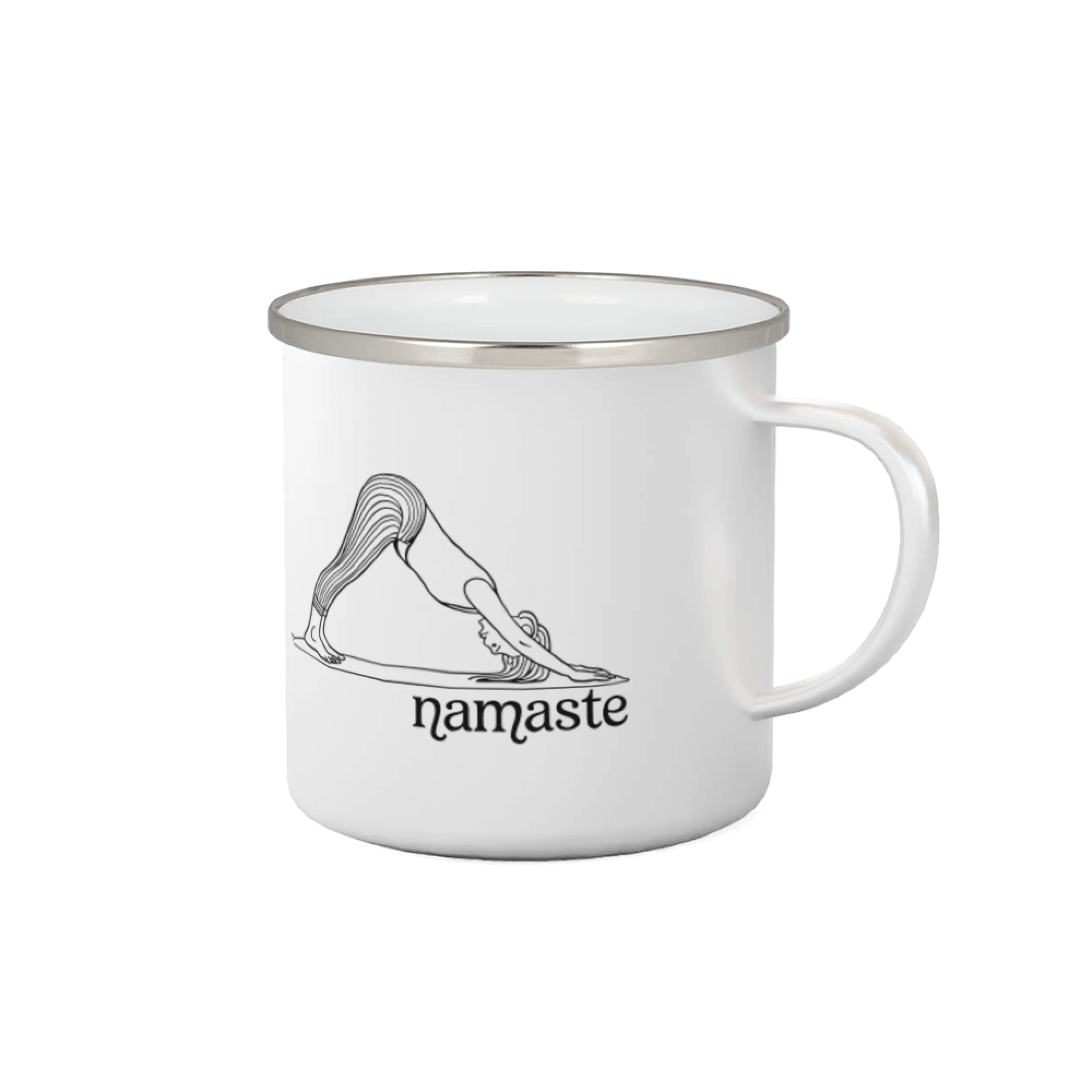 Tričká na jógu - Namaste - žena - Plecháčik