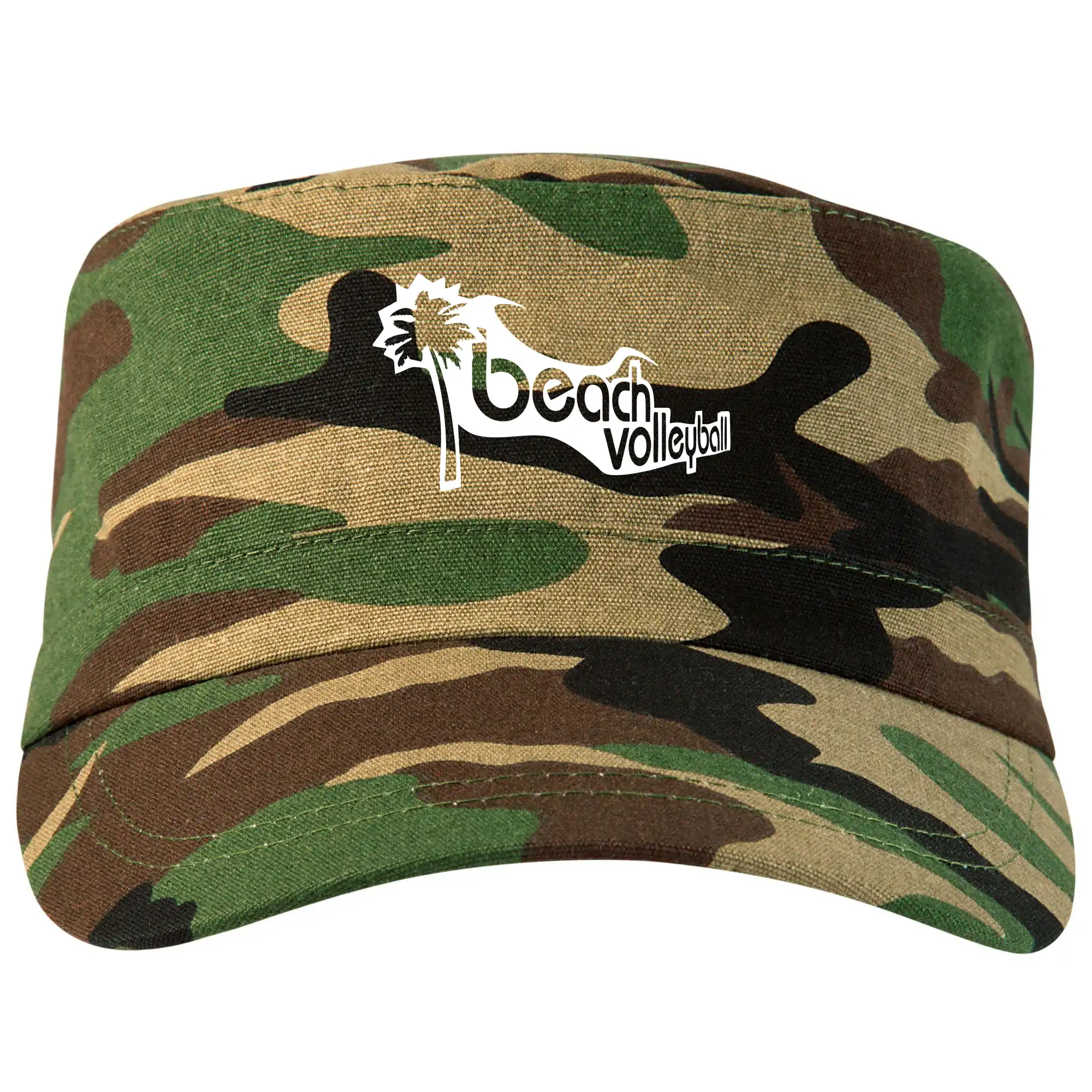 Trička na volejbal - Beach volleyball obrys - Šiltovka CAMO