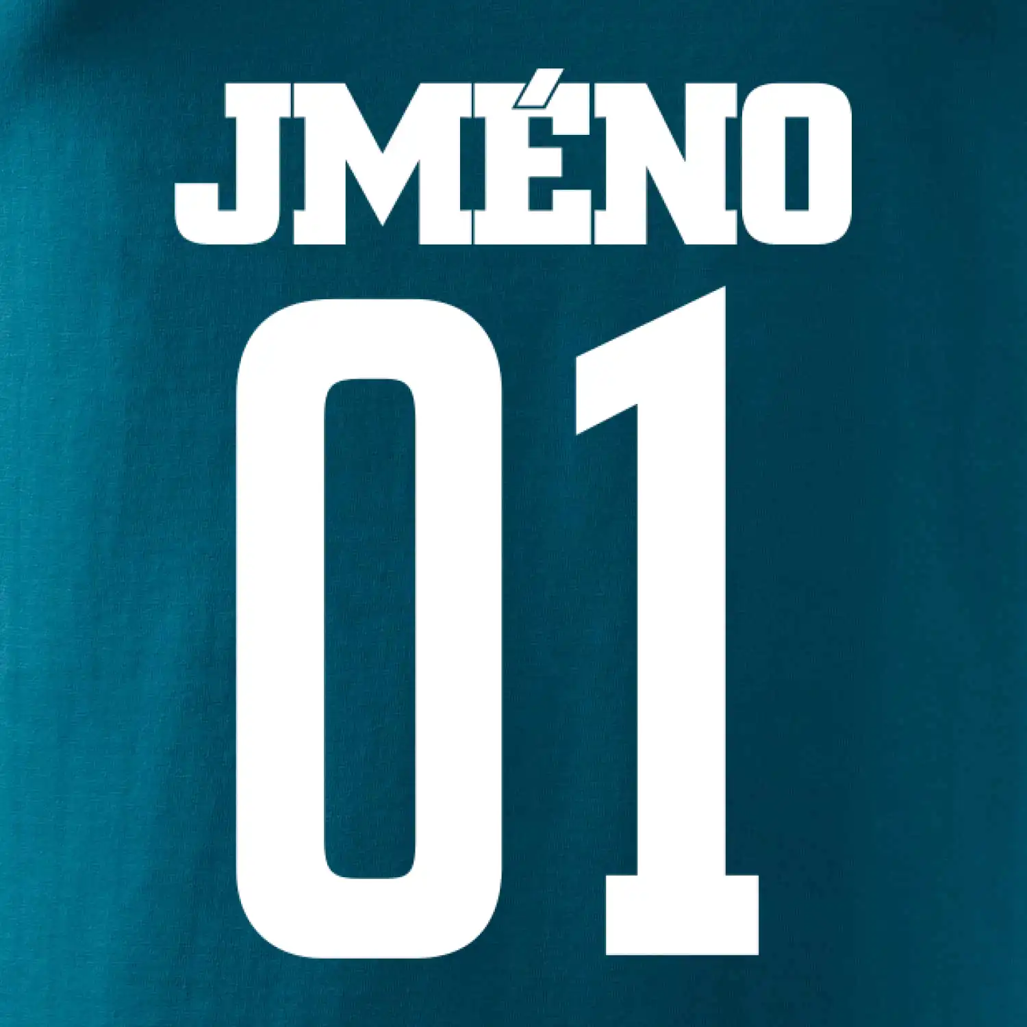 Hokejový dres - vlastné meno a číslo