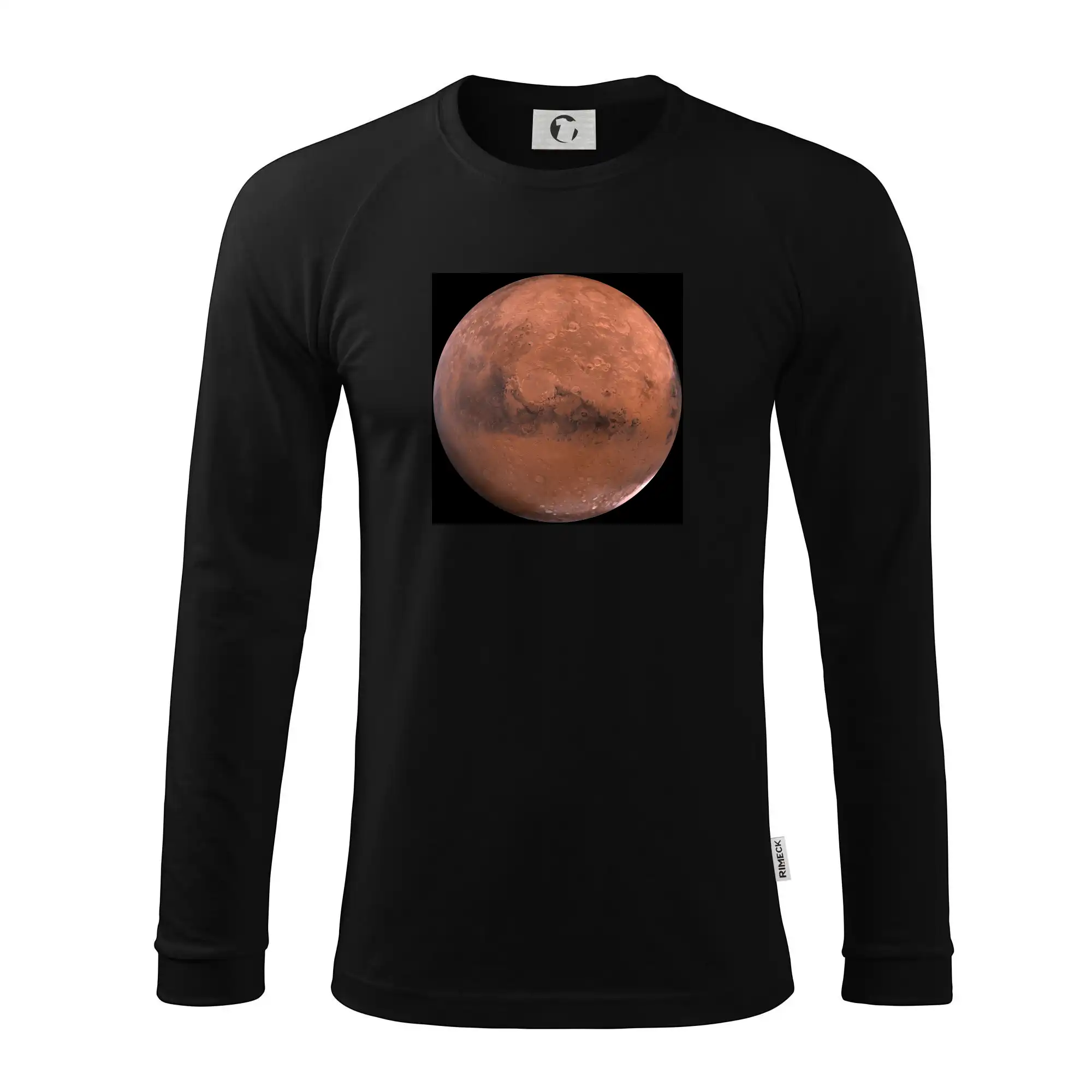 Vesmirne tričká - Fotky planét - Mars - Pánske tričko s dlhým rukávom LS130