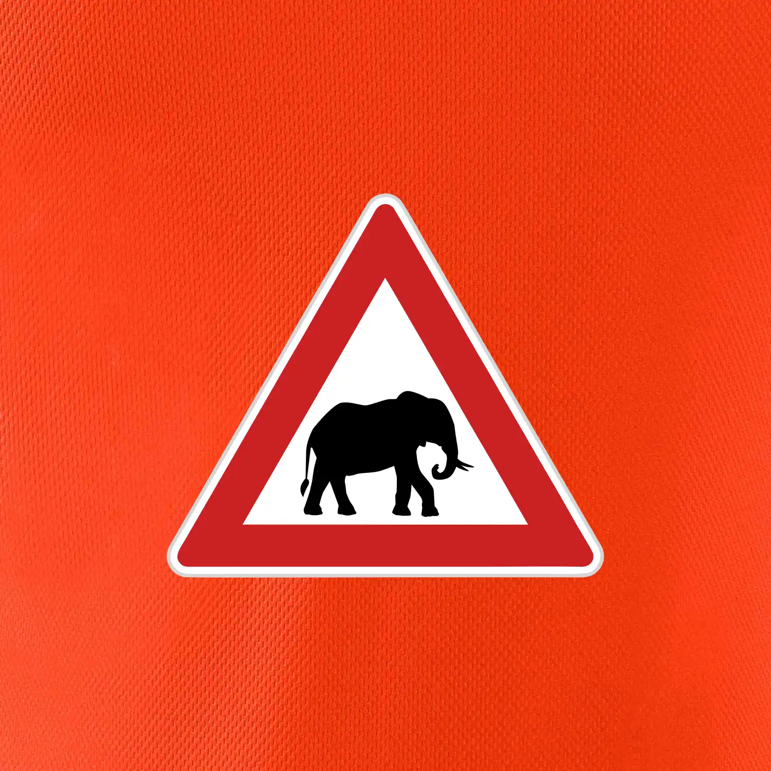 Dopravní značka - Pozor slon