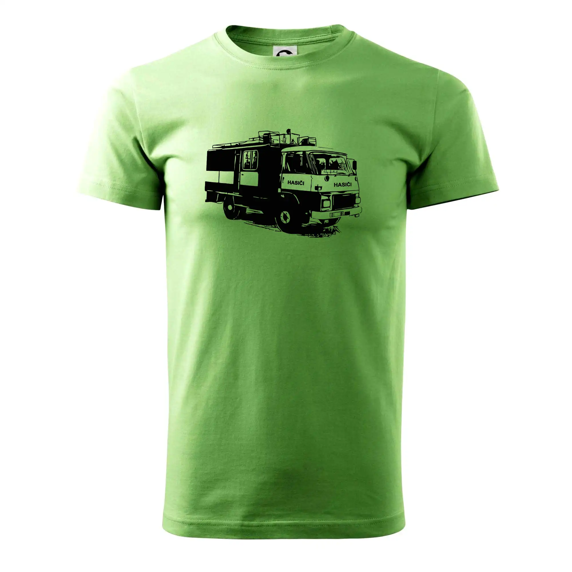 Originálne tričká pre hasičov - Hasičské auto Hasiči - Pánske tričko nižšej gramáže