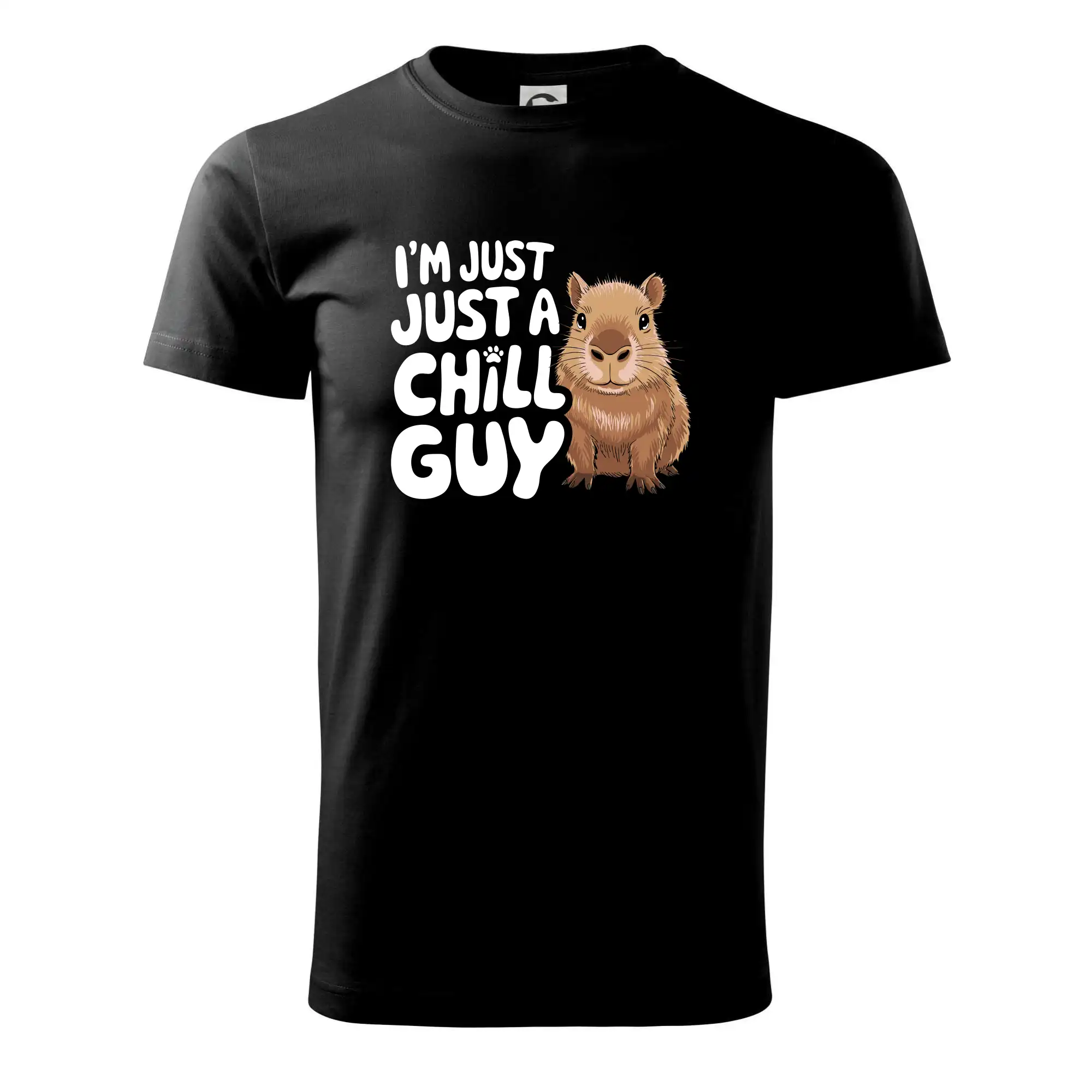 Tričká so zvieratami - Capybara I'm Just a Chill Guy - Tričko extra veľké  (5-8XL)