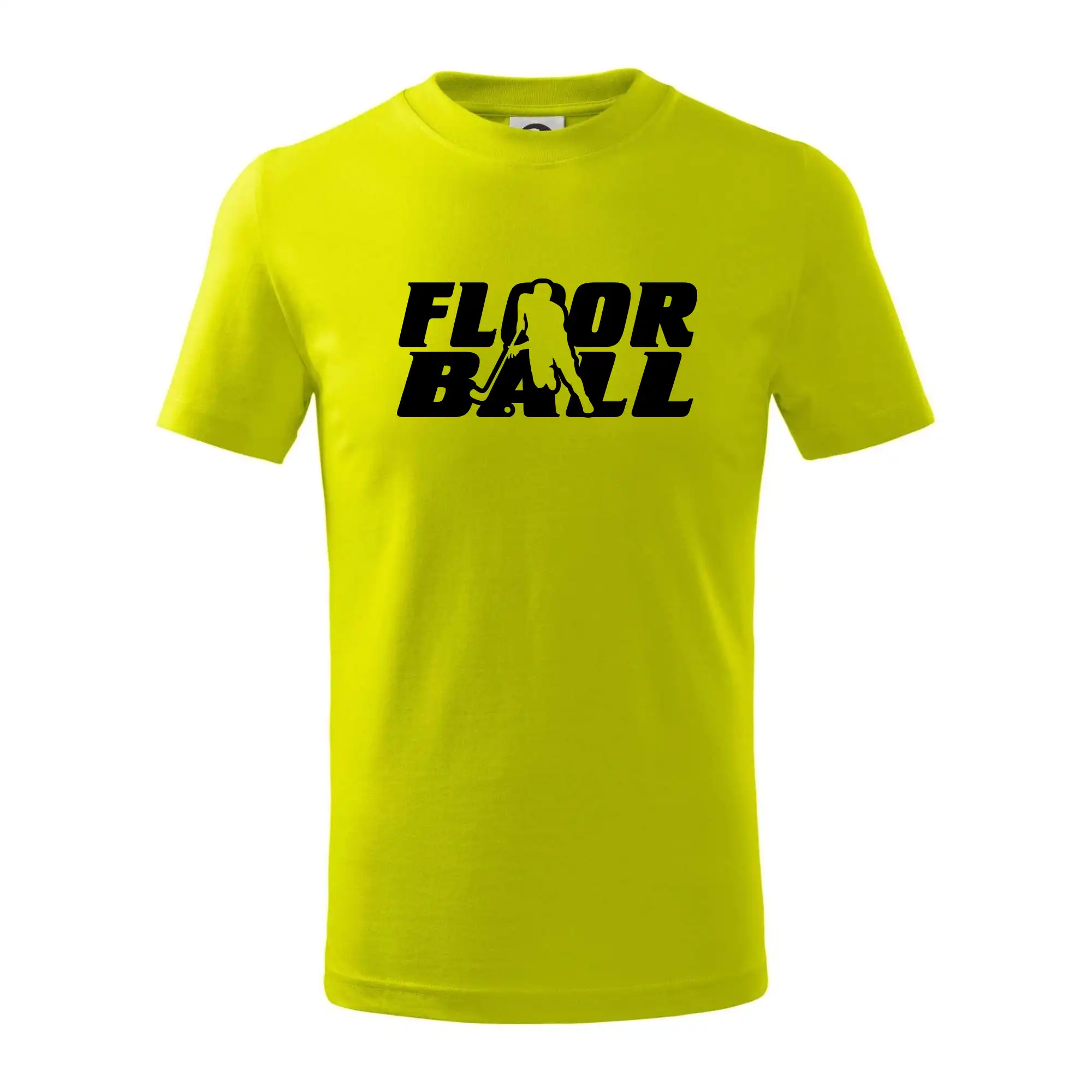 Florbalové tričká - Floorball nápis rovný - Tričko detské bavlnené