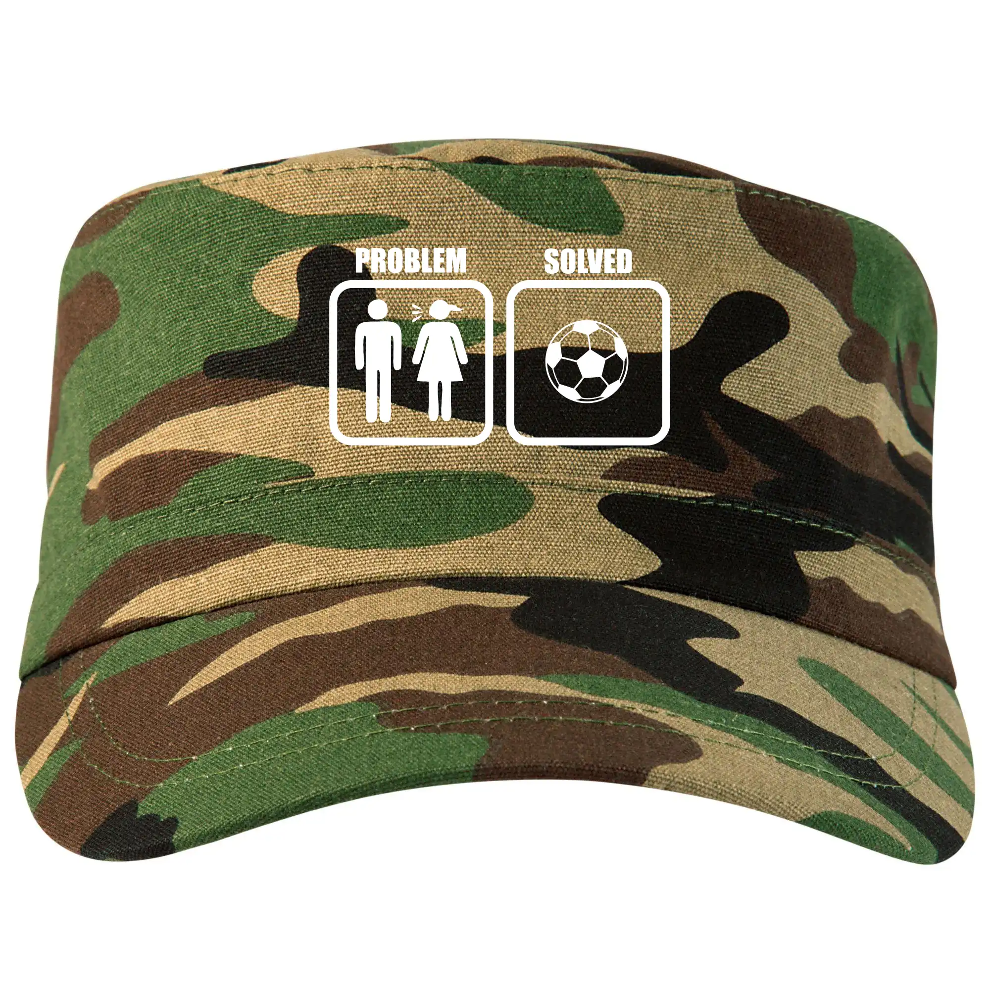 Tričká Problem Solved - Problém fotbal - Šiltovka CAMO