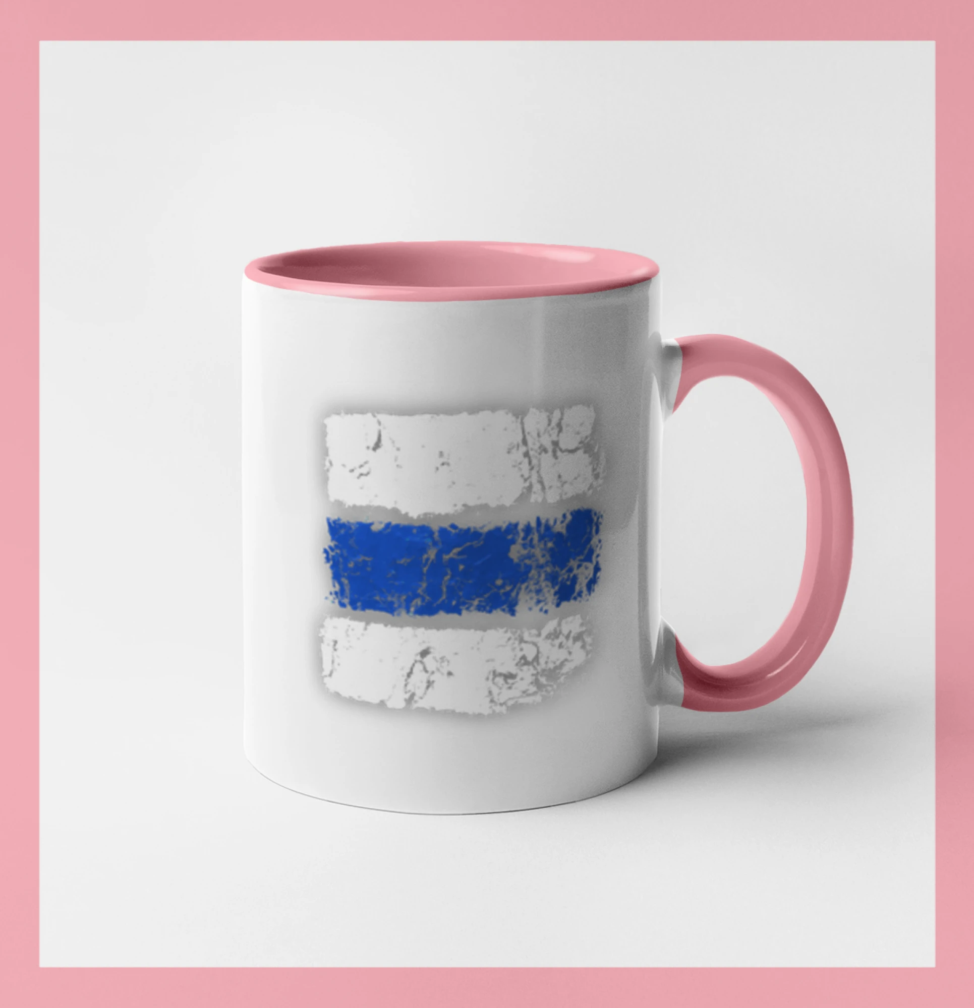 Trička pre cestovateľov - Turistická značka - modrá - Hrnček 